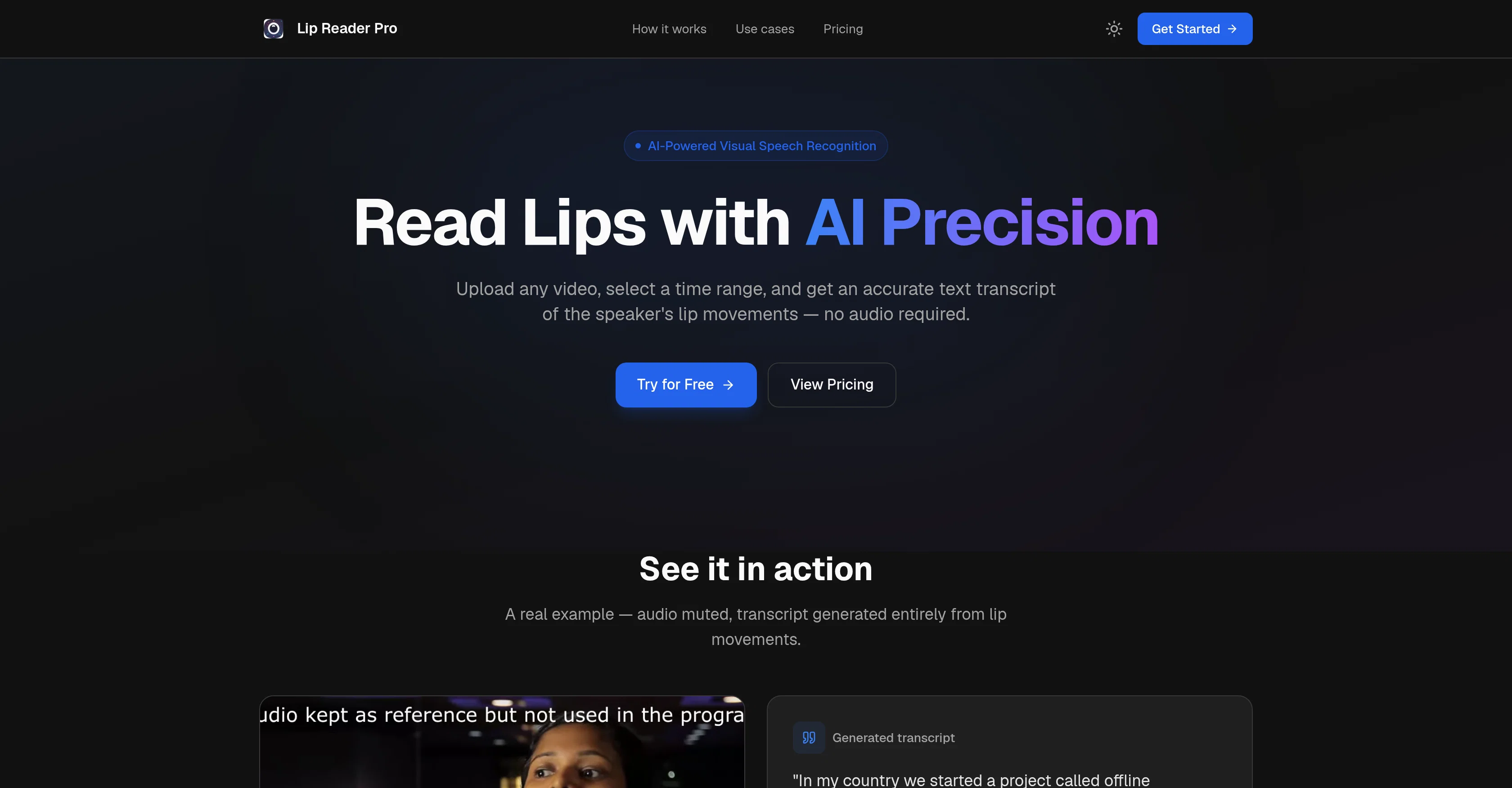 Lip Reader Pro screenshot