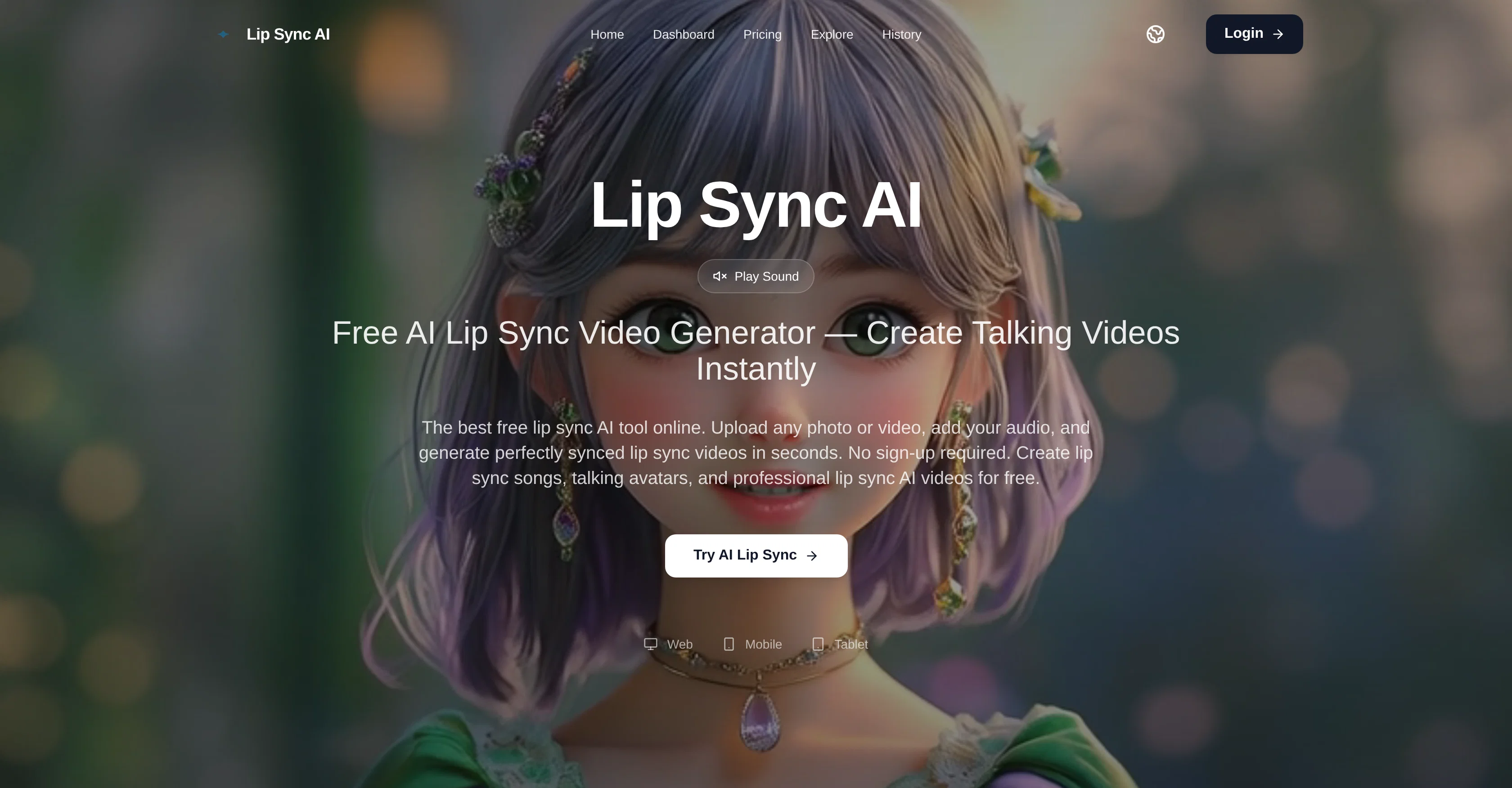 Lip Sync AI screenshot