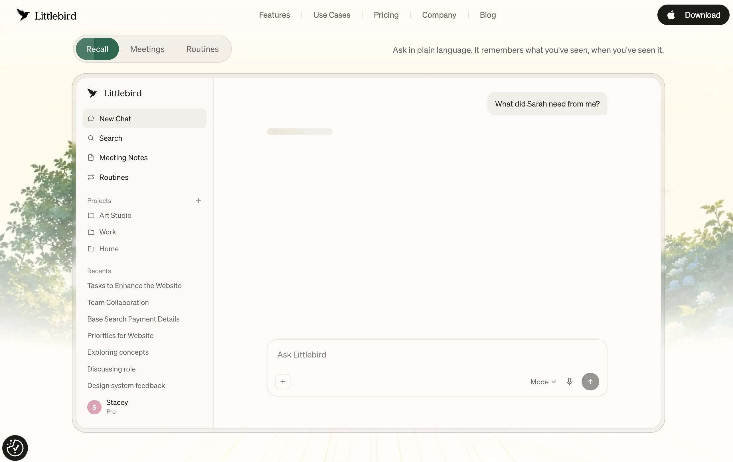 Littlebirdv1.2 screenshot