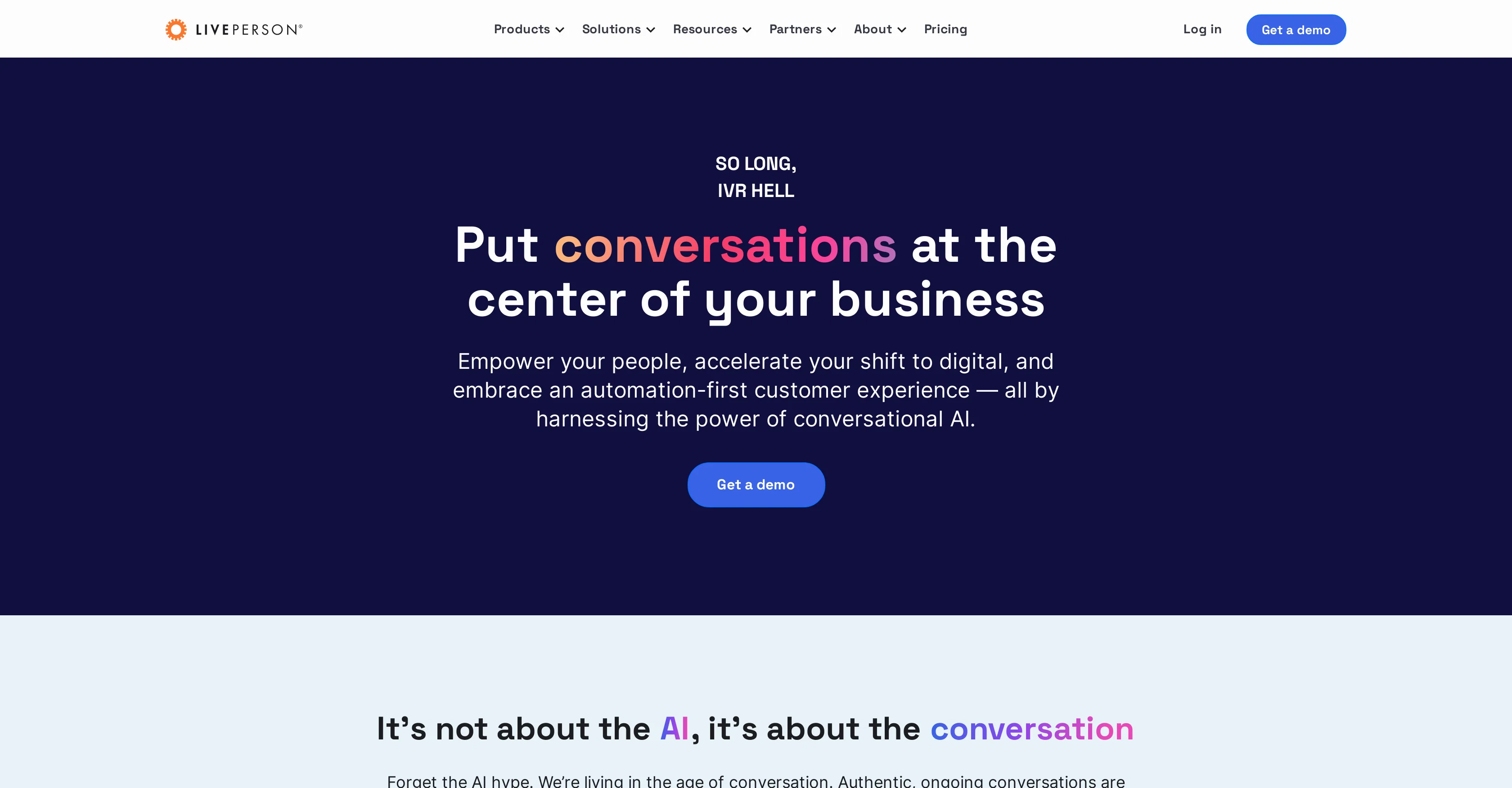 LivePerson screenshot