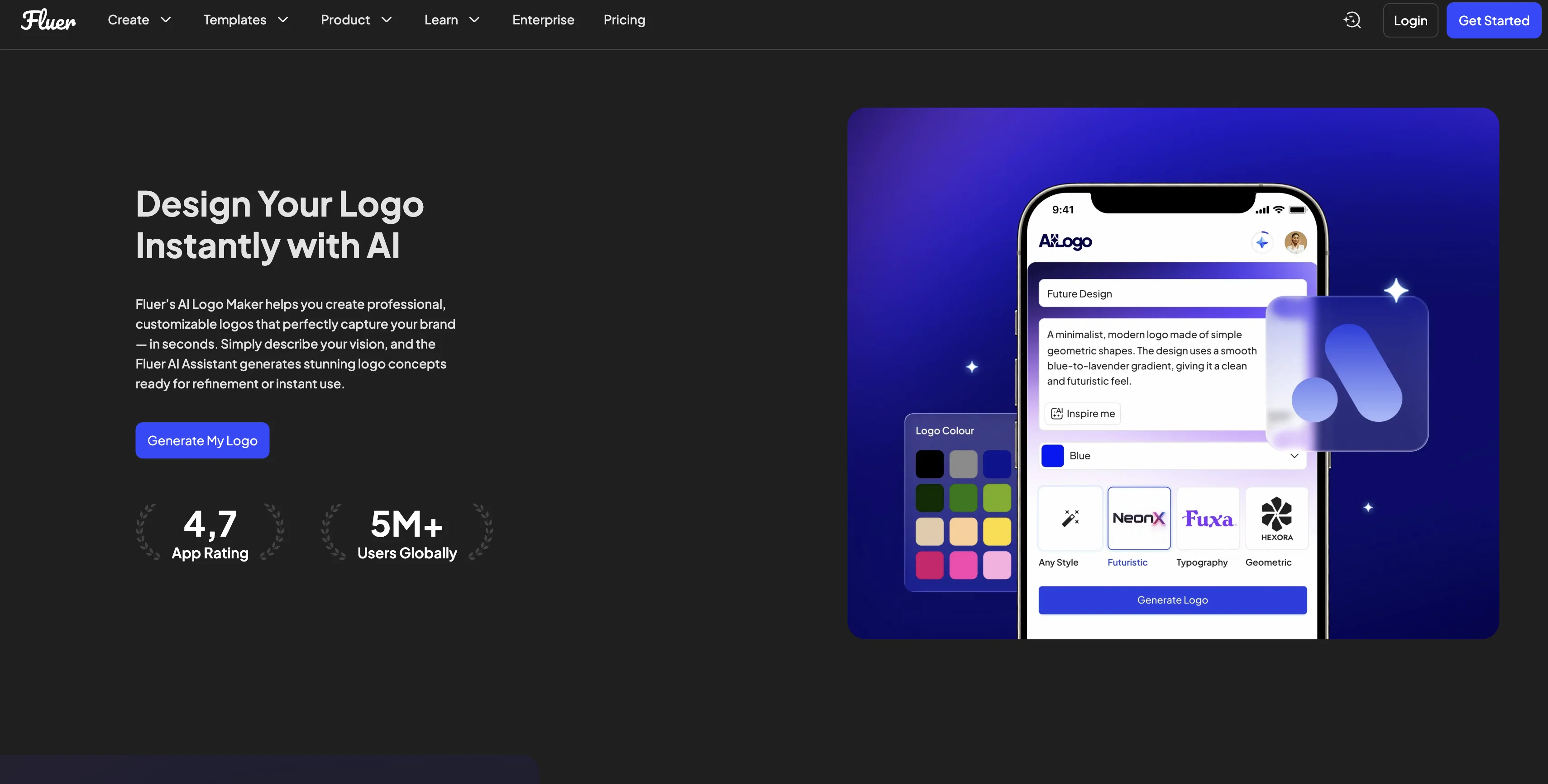 Logo Maker by Fluer screenshot