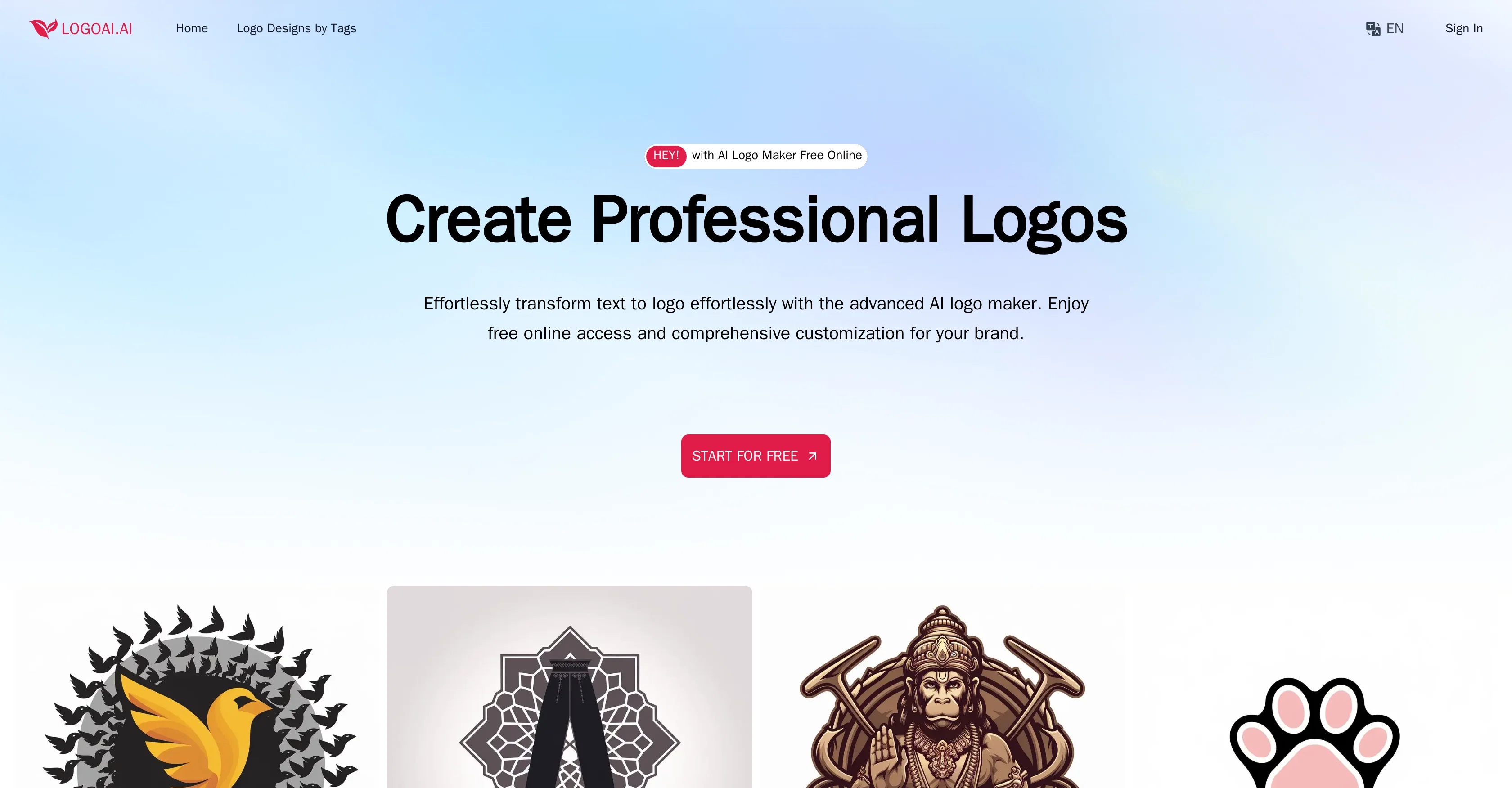 LogoAI.ai screenshot