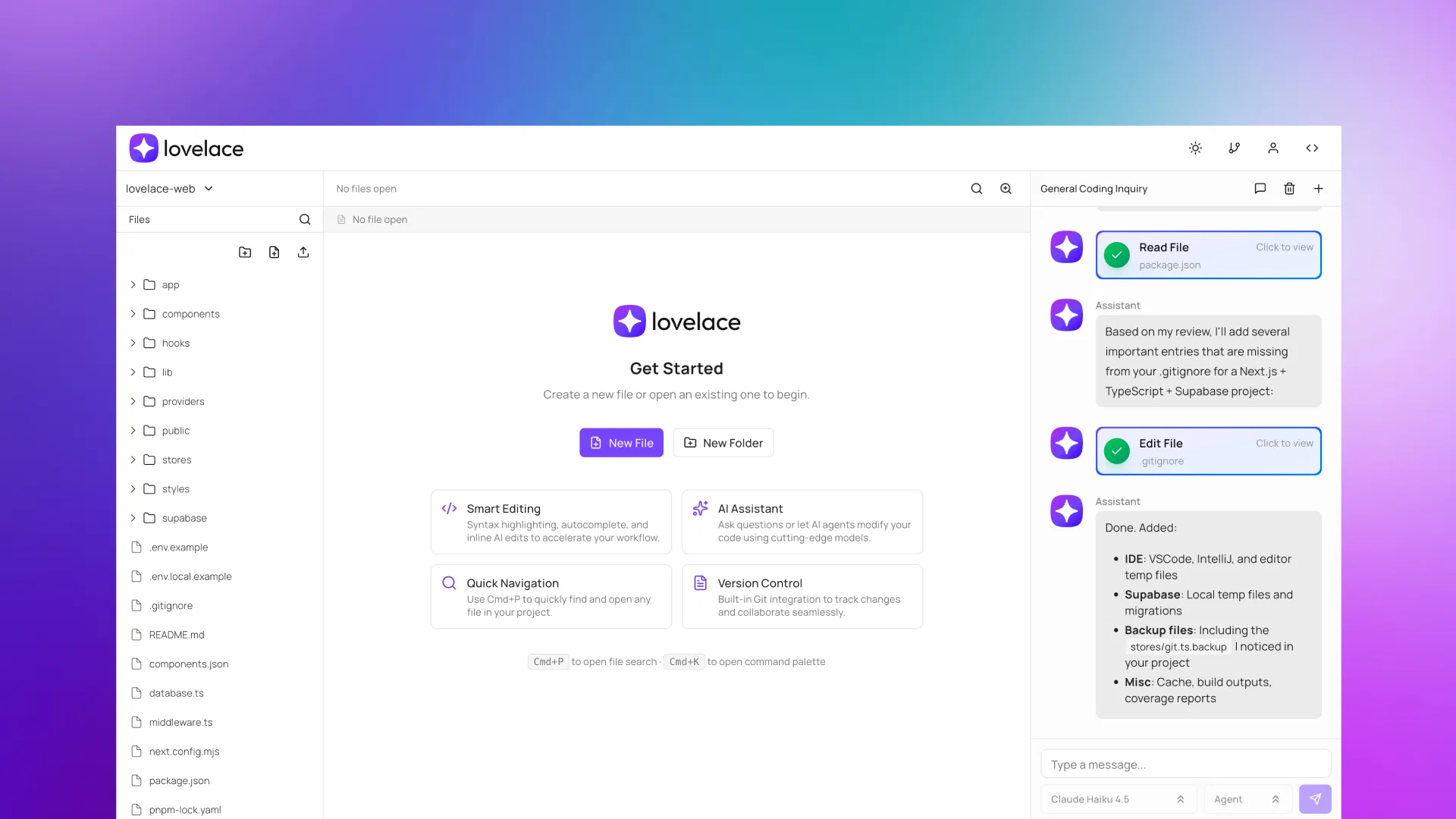 Lovelace screenshot