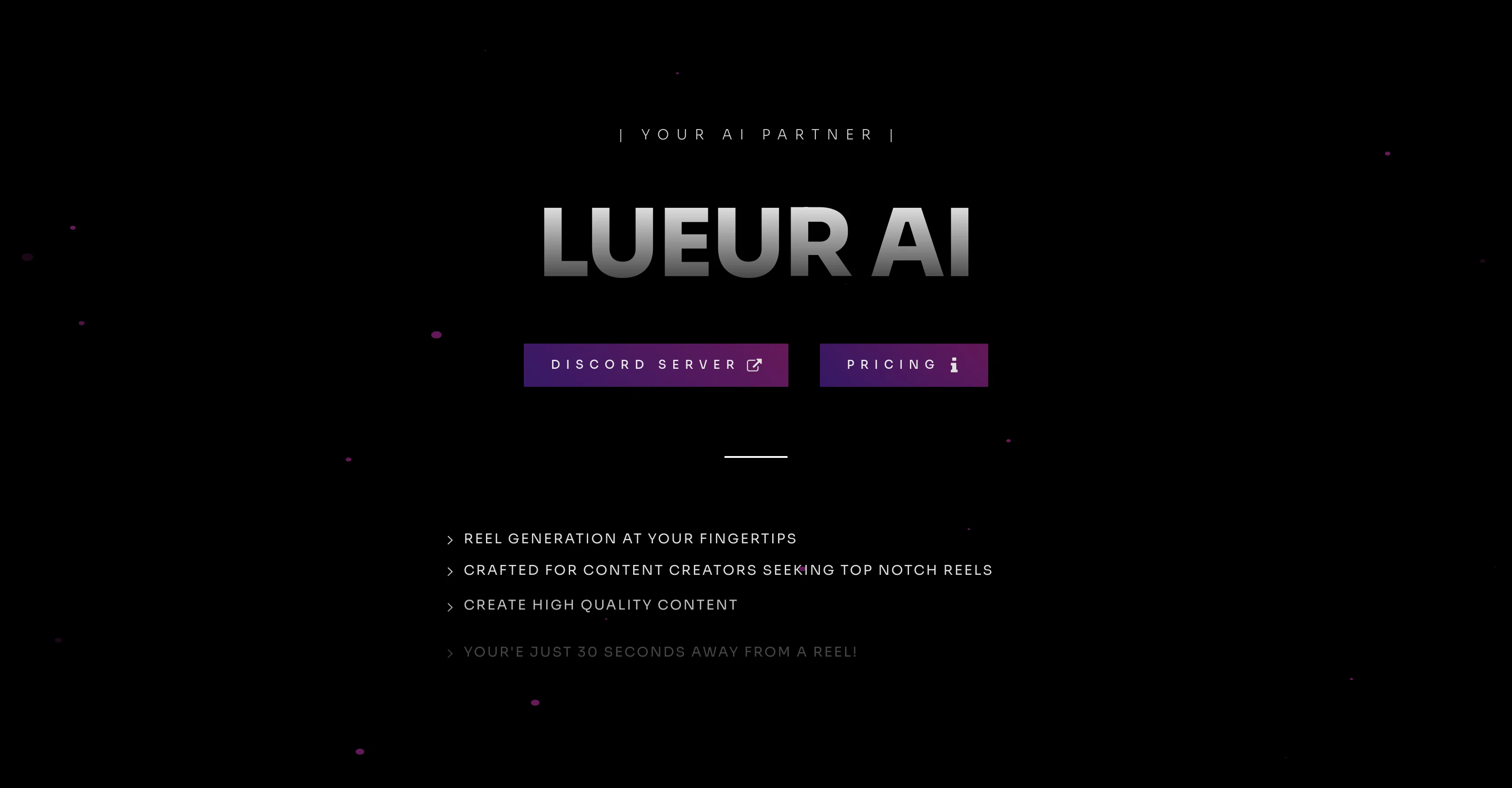 Lueur Reels screenshot