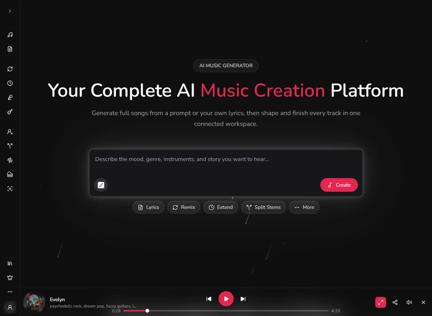 LumiMusic screenshot