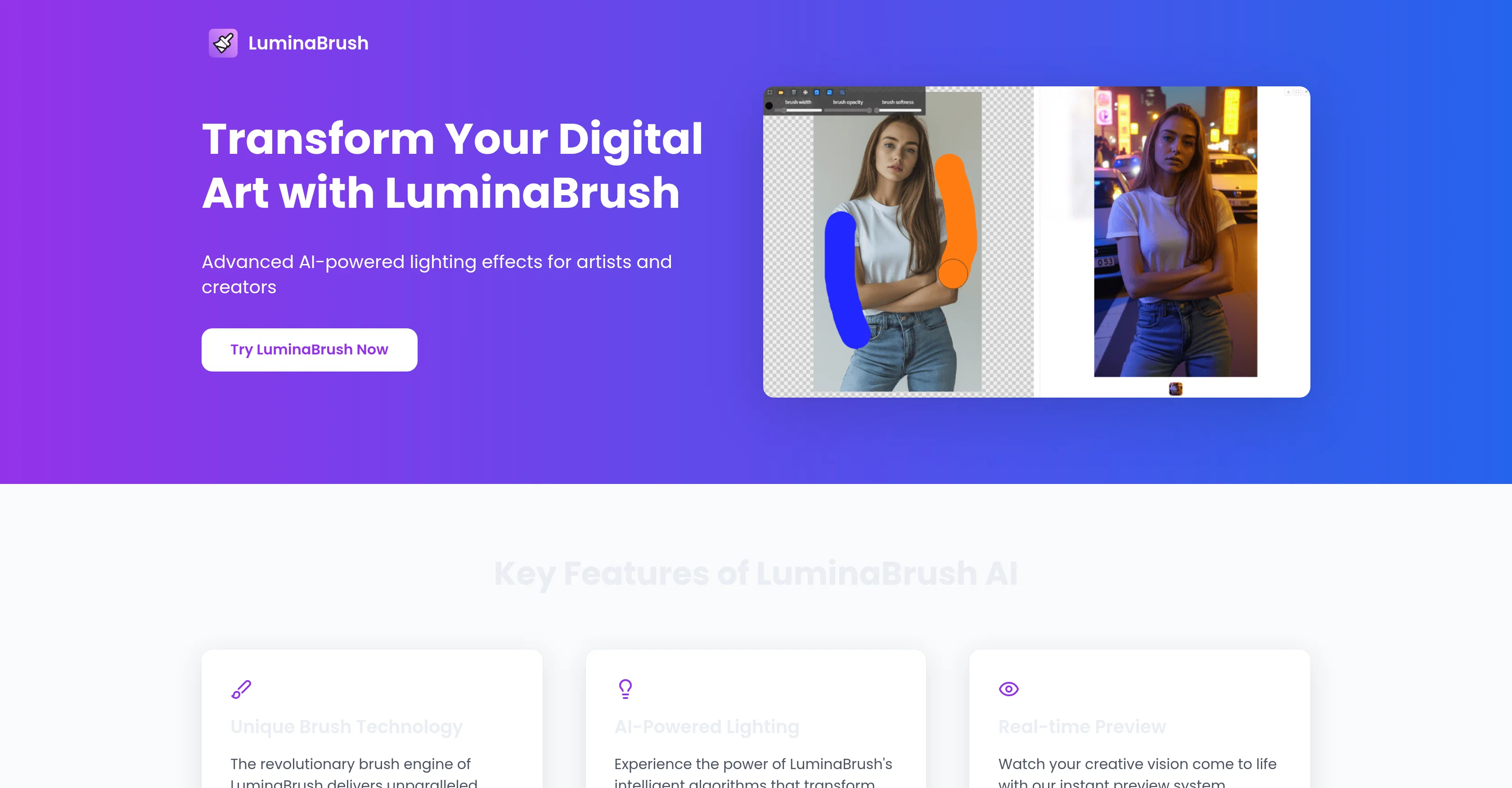 LuminaBrush screenshot