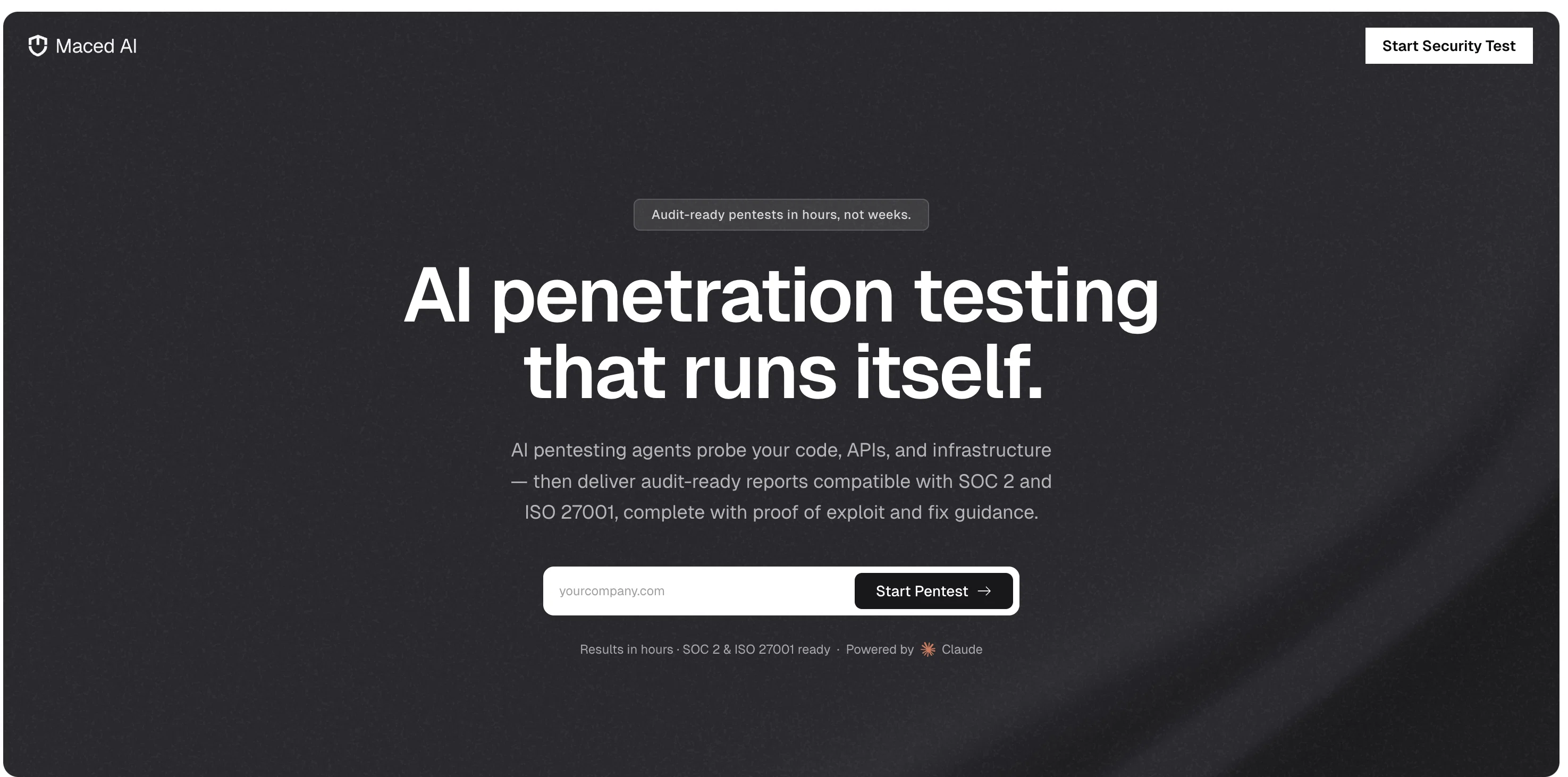 Maced AI screenshot