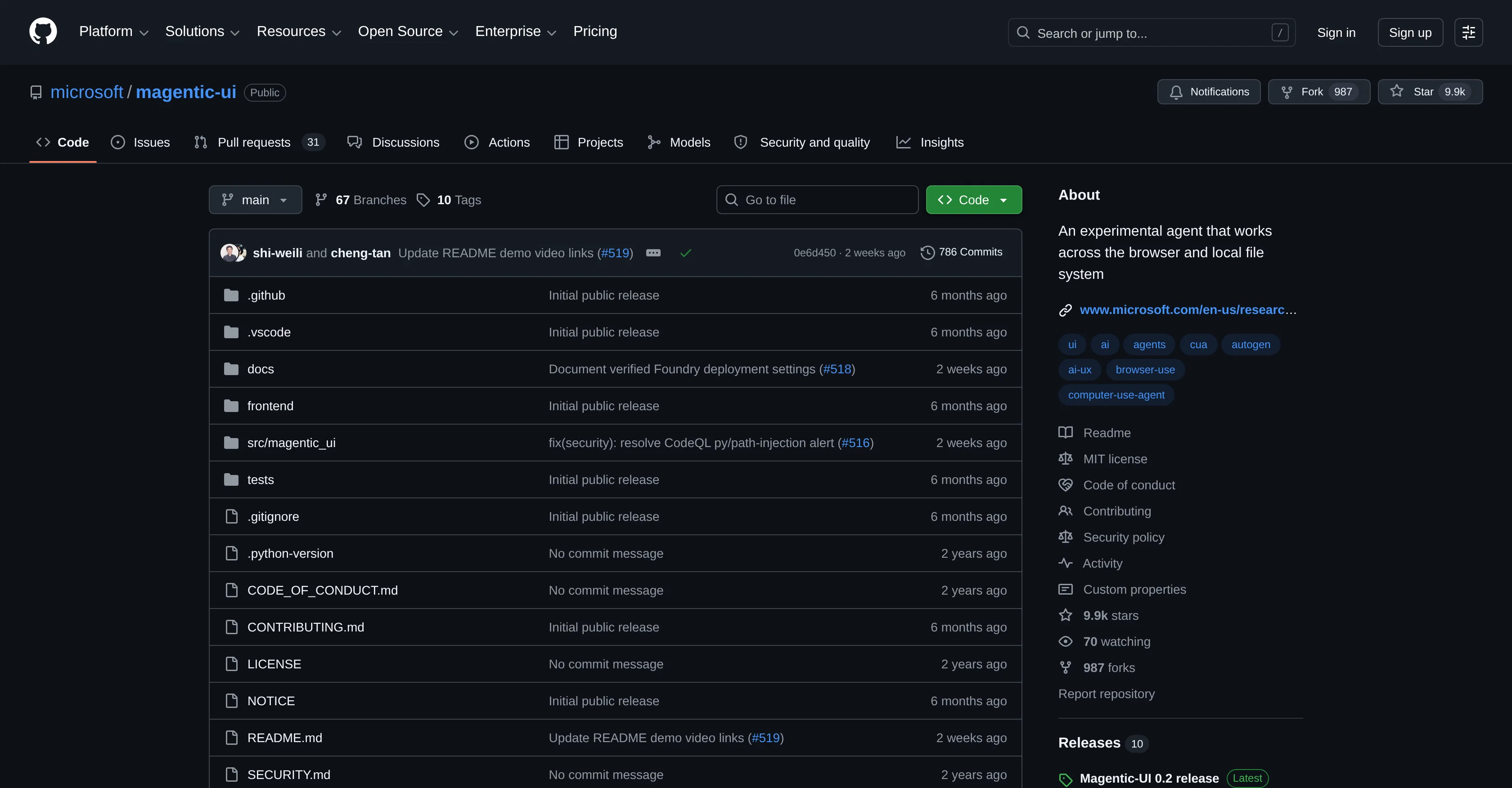 MagenticLite screenshot