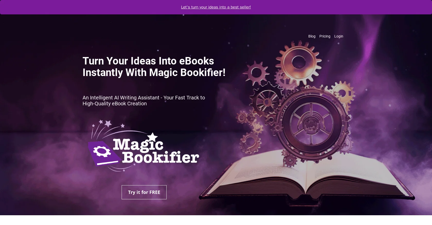 Magic Bookifier screenshot