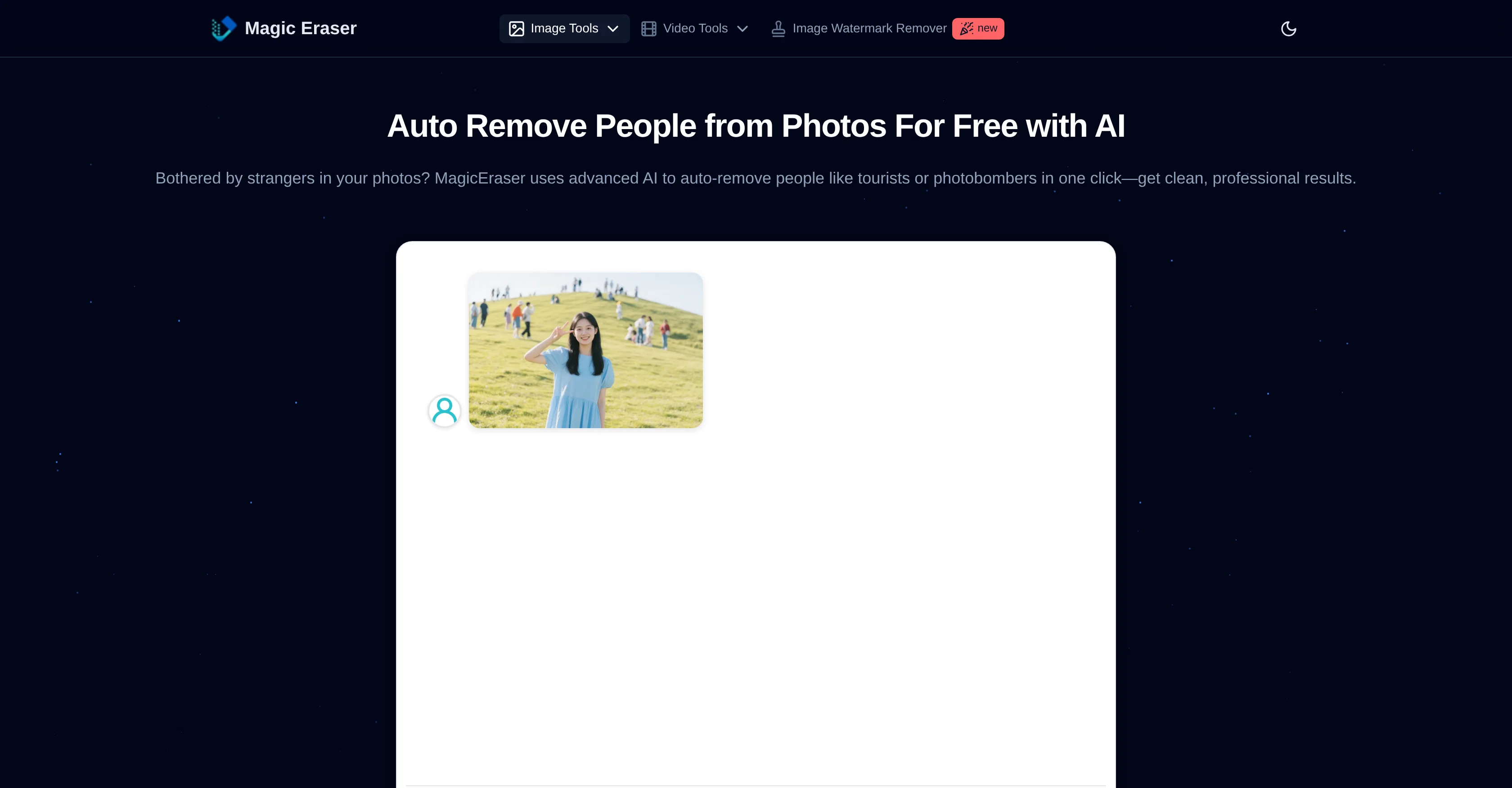 Background People Remover by Magic Eraser screenshot