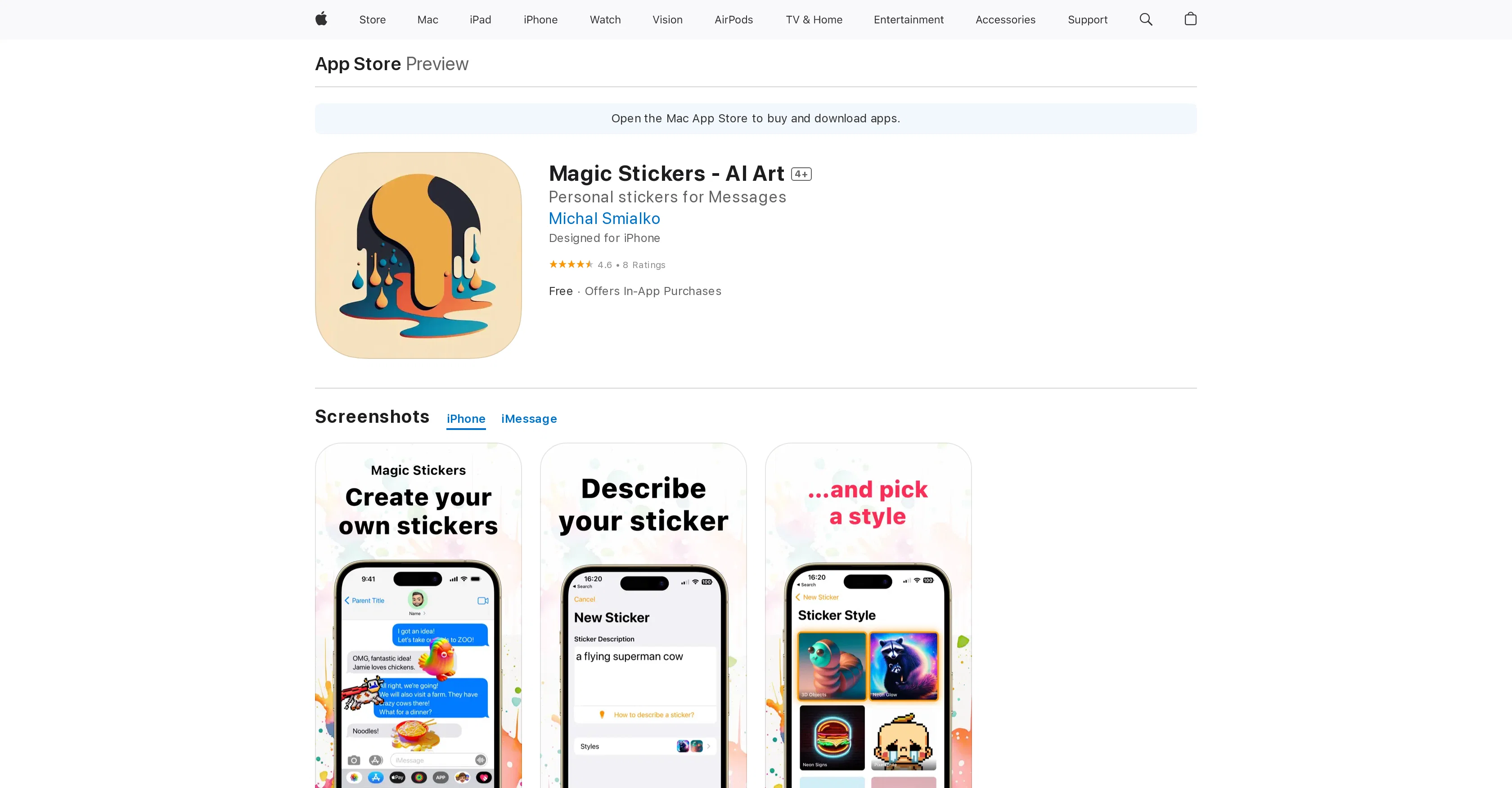 Magic iMessage Stickers screenshot