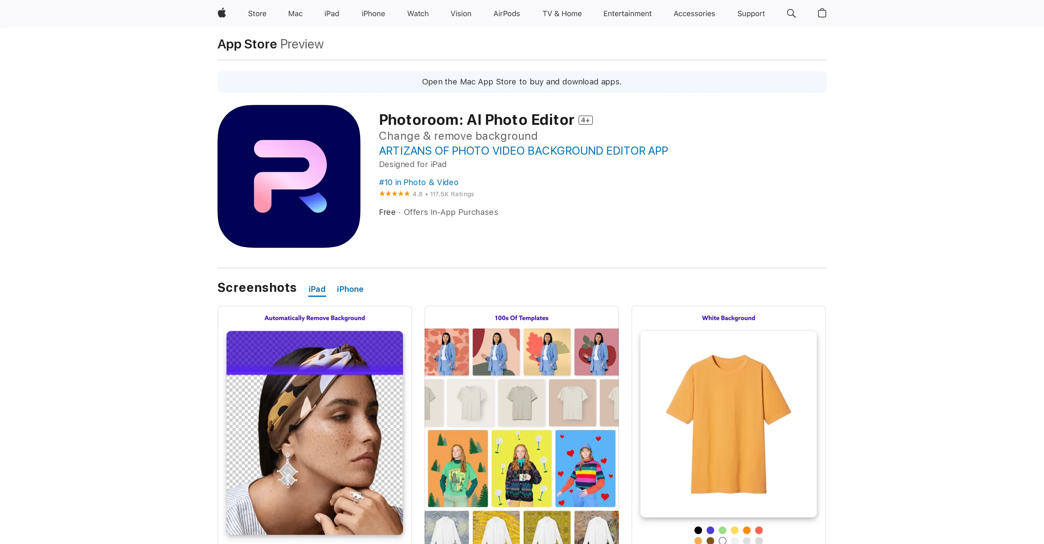 Photoroom: AI Photo Editor screenshot