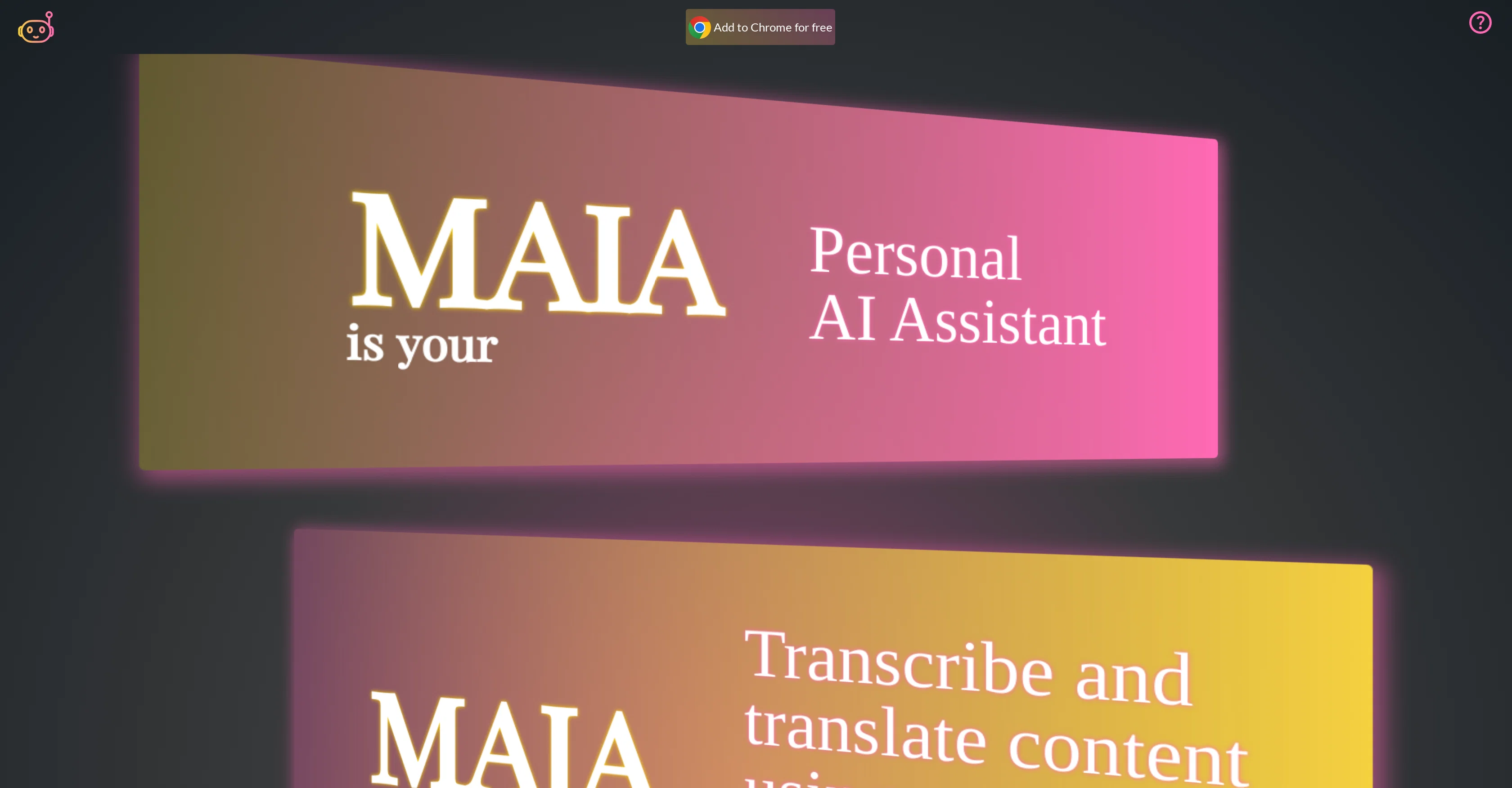MAIA - My AI Assistant screenshot