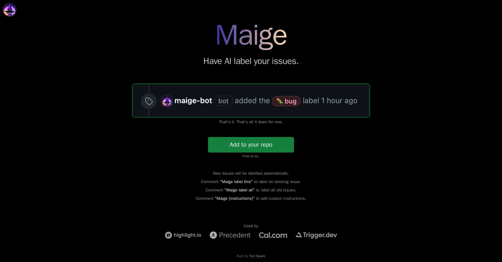 Maige screenshot