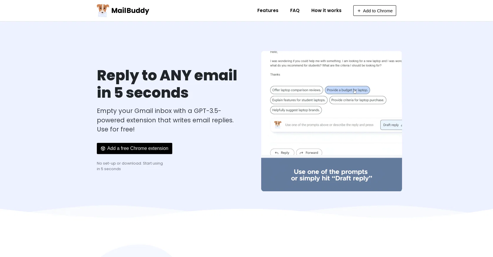 MailBuddy screenshot