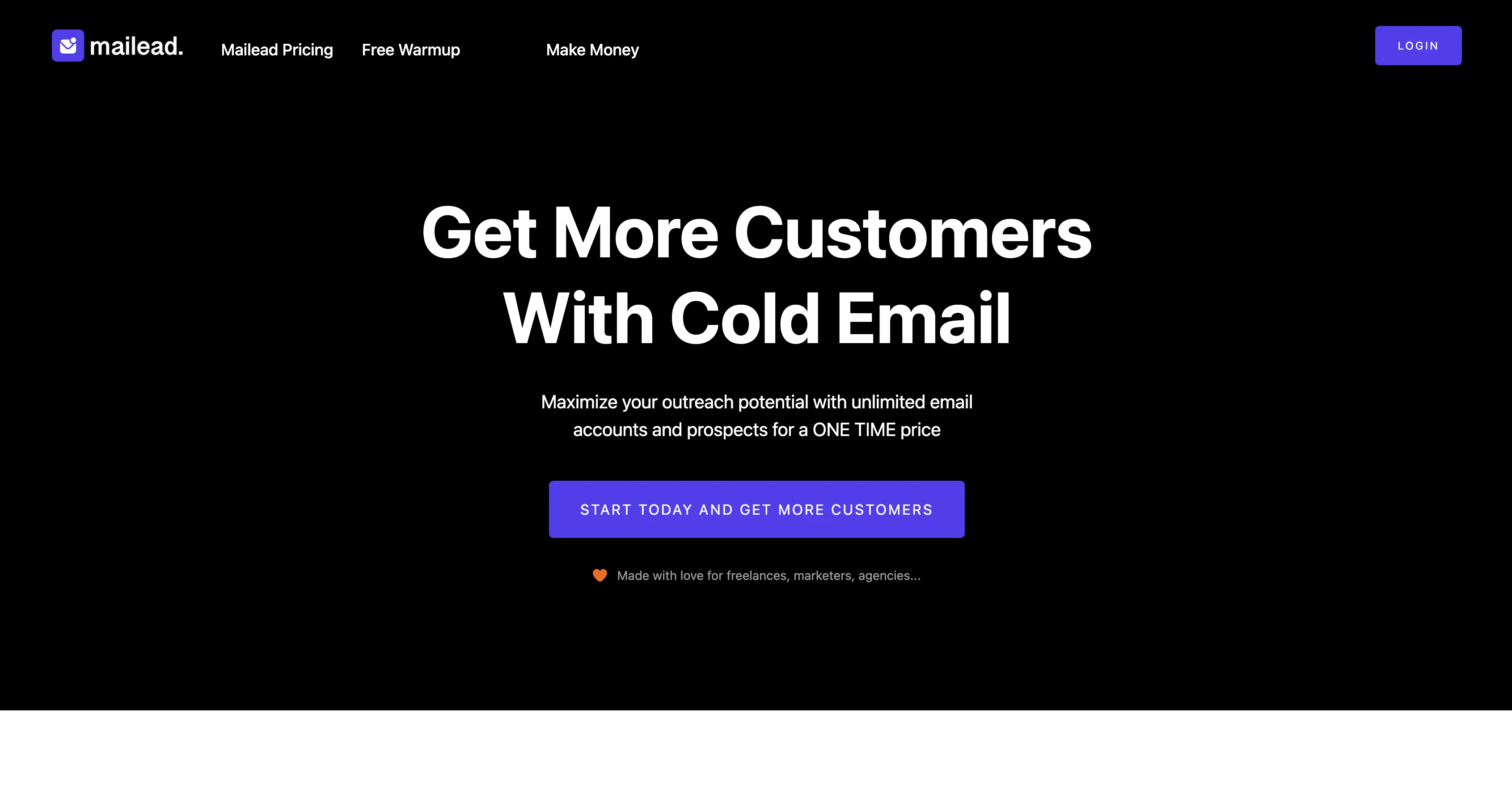 Mailead screenshot