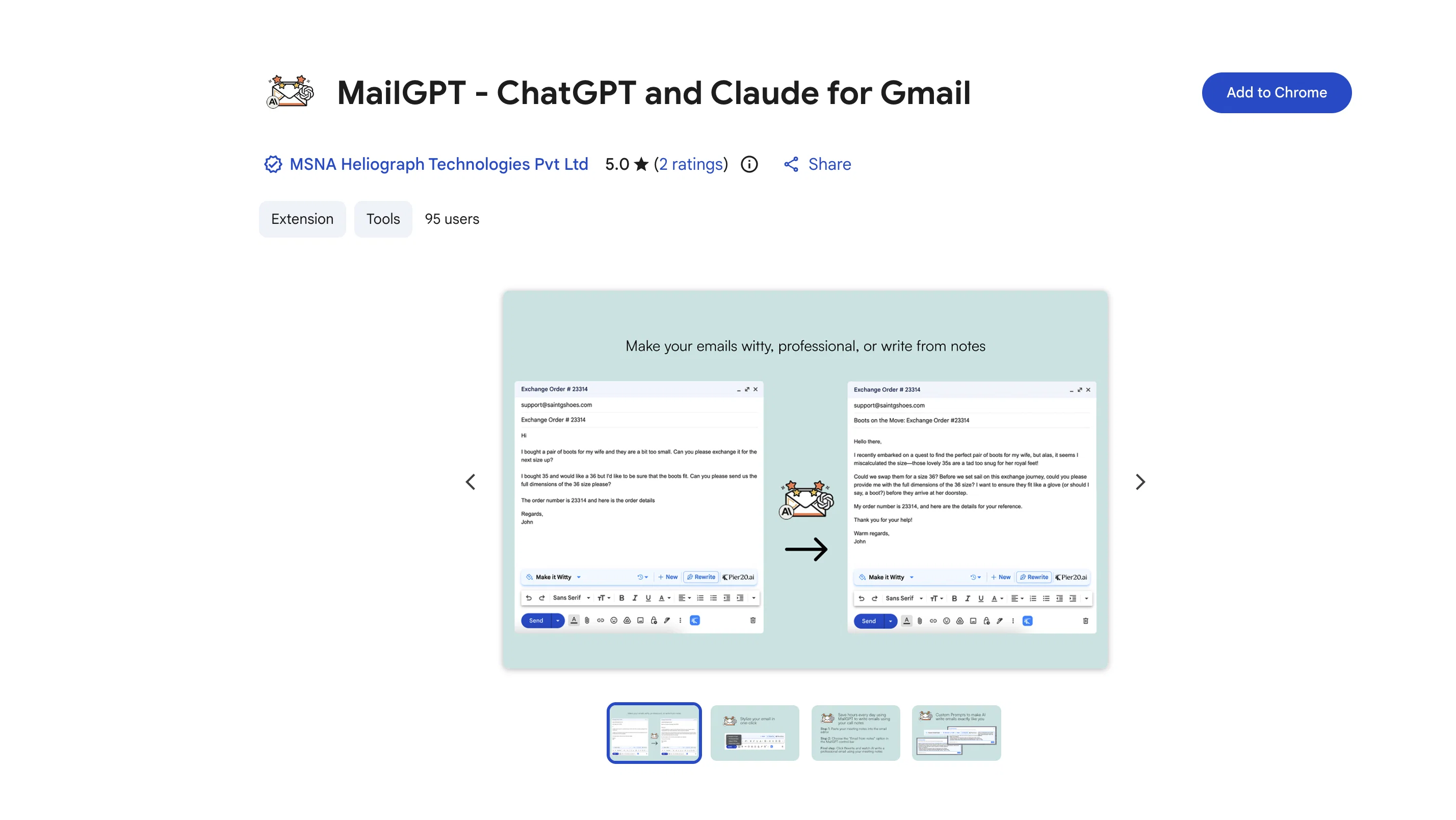 MailGPT screenshot