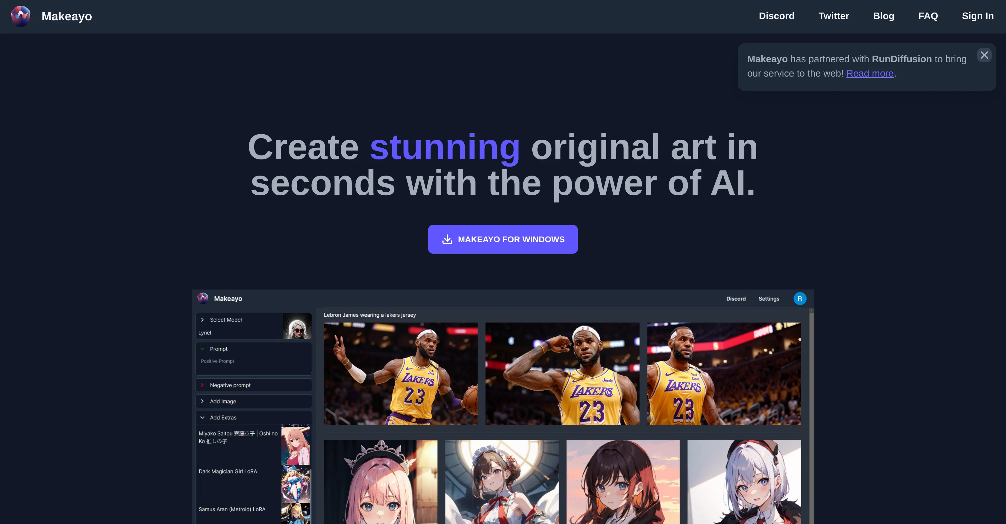 Makeayo screenshot