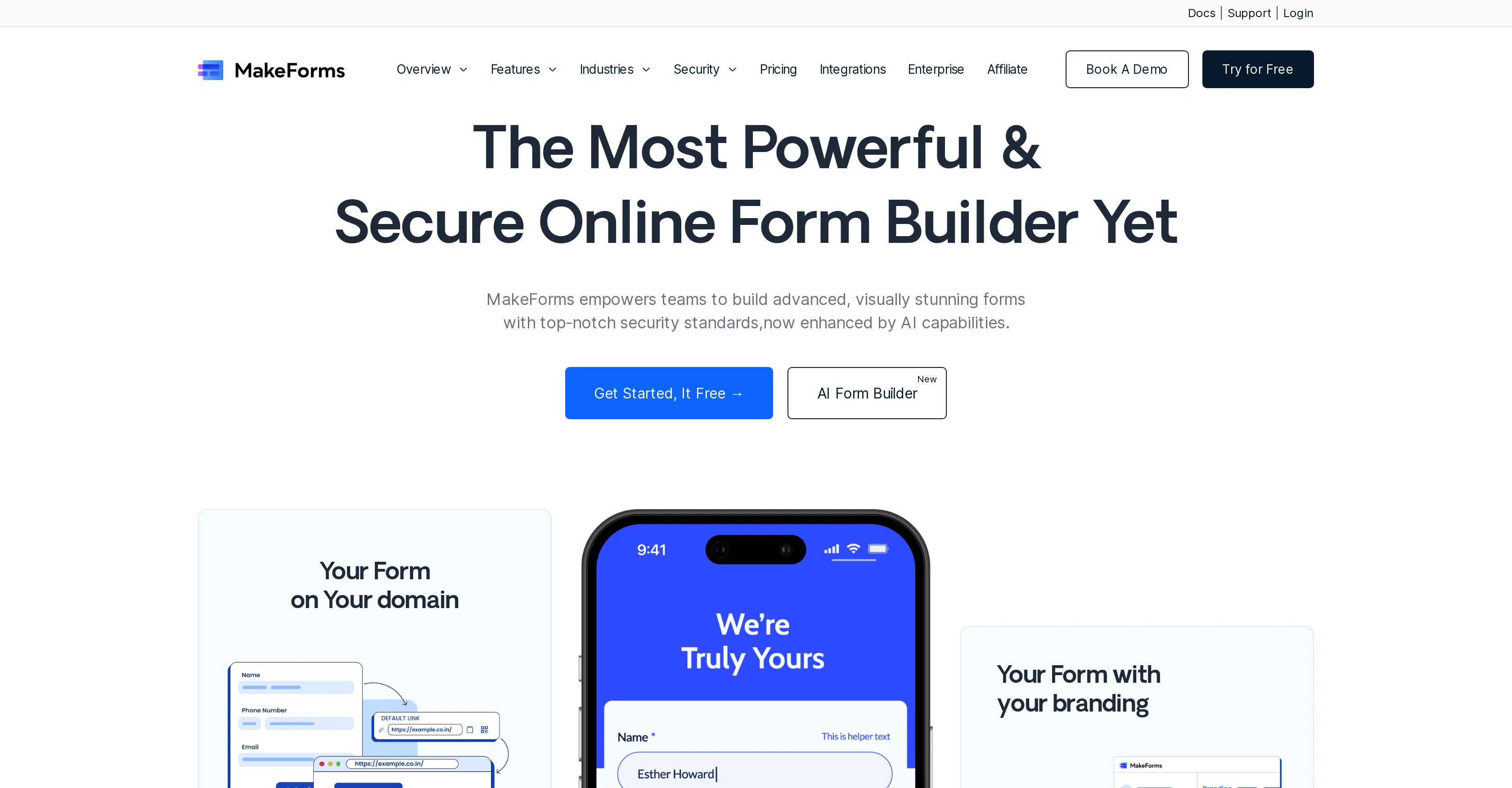 Makeforms screenshot