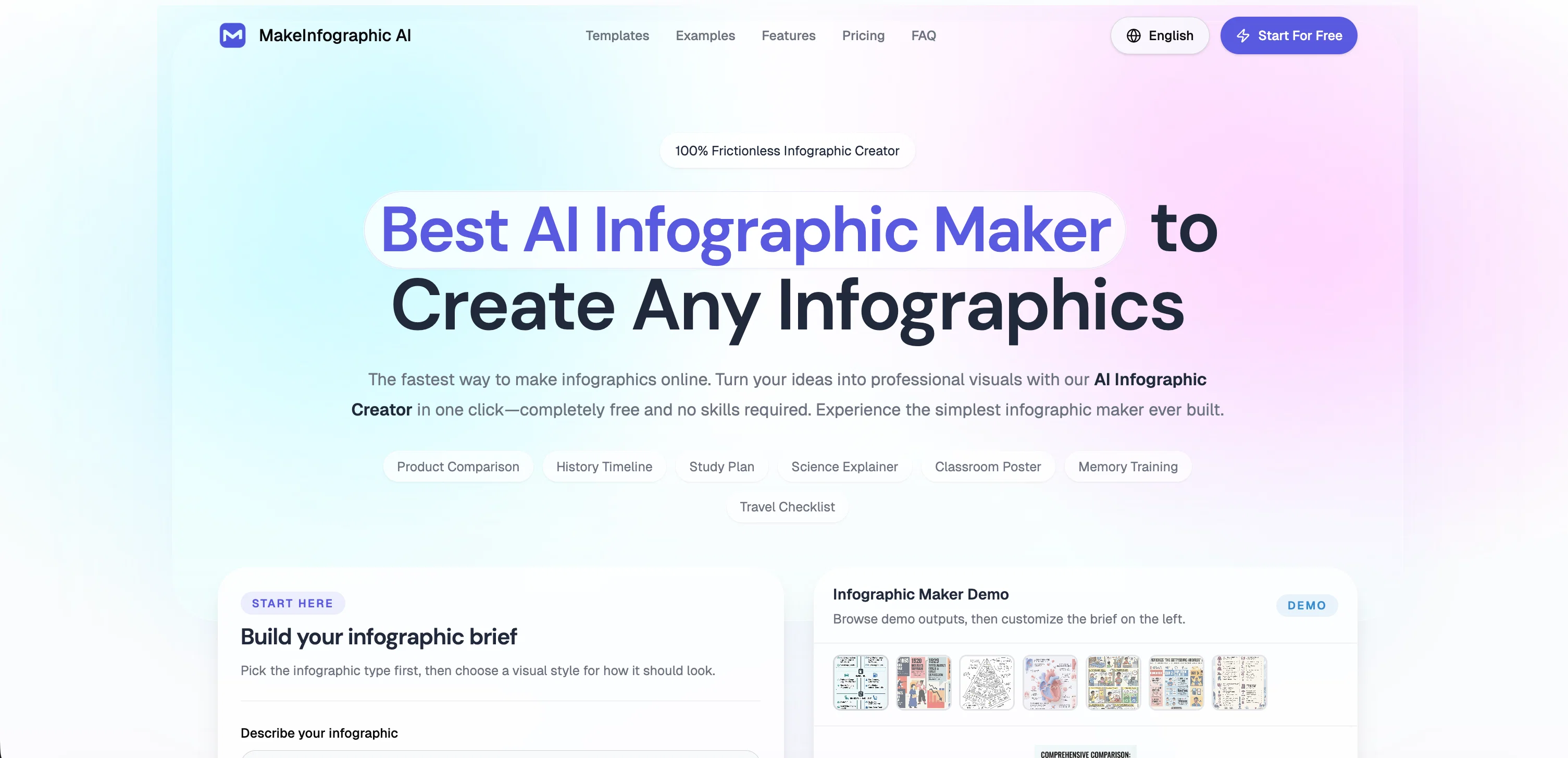 MakeInfographic AI screenshot