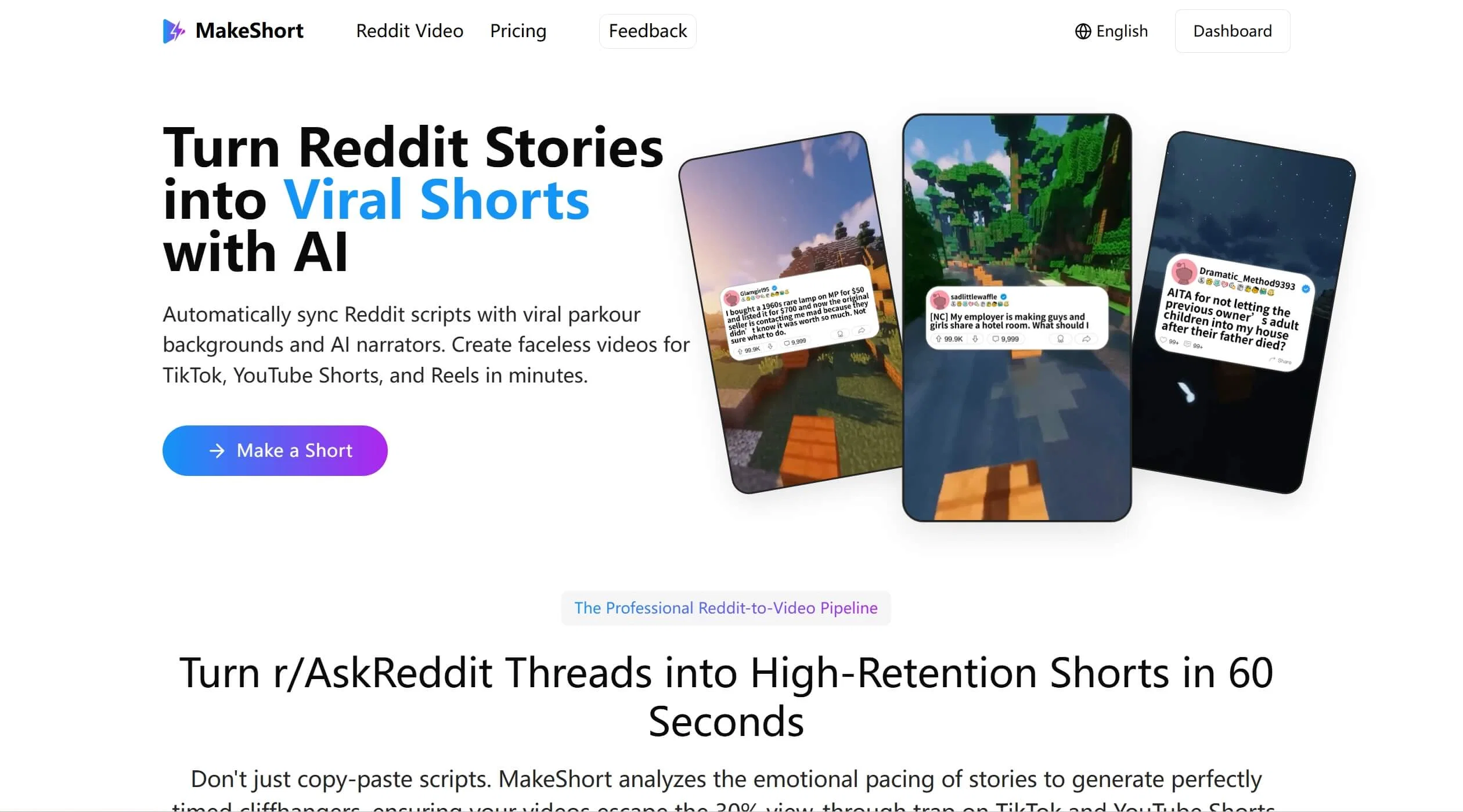 MakeShort screenshot