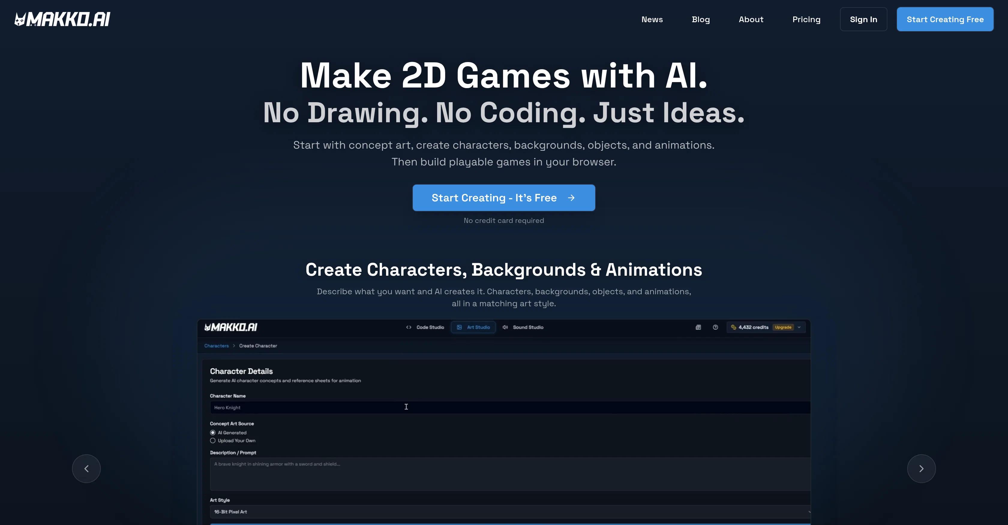 Makko AI screenshot