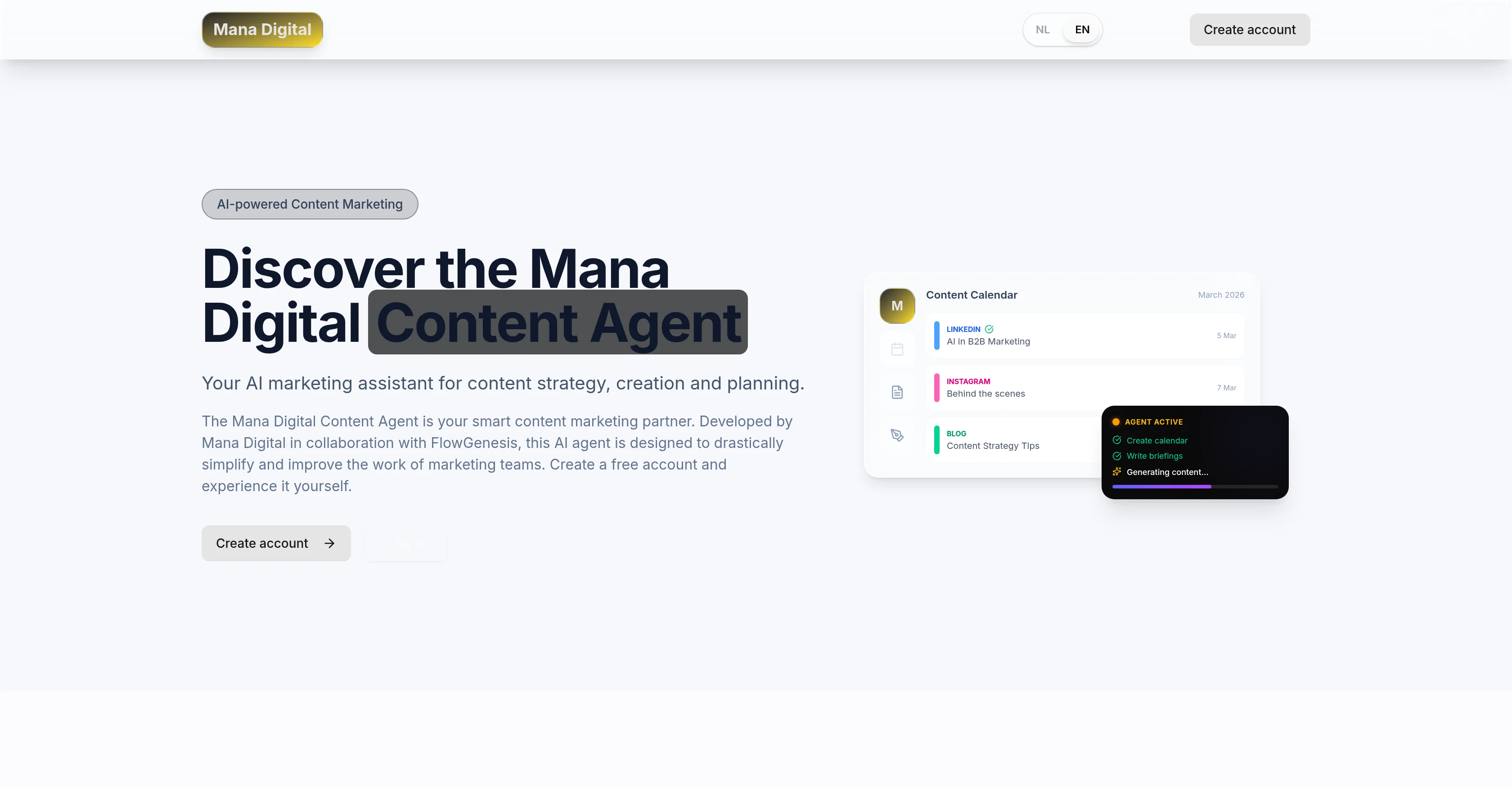 Mana Digital screenshot