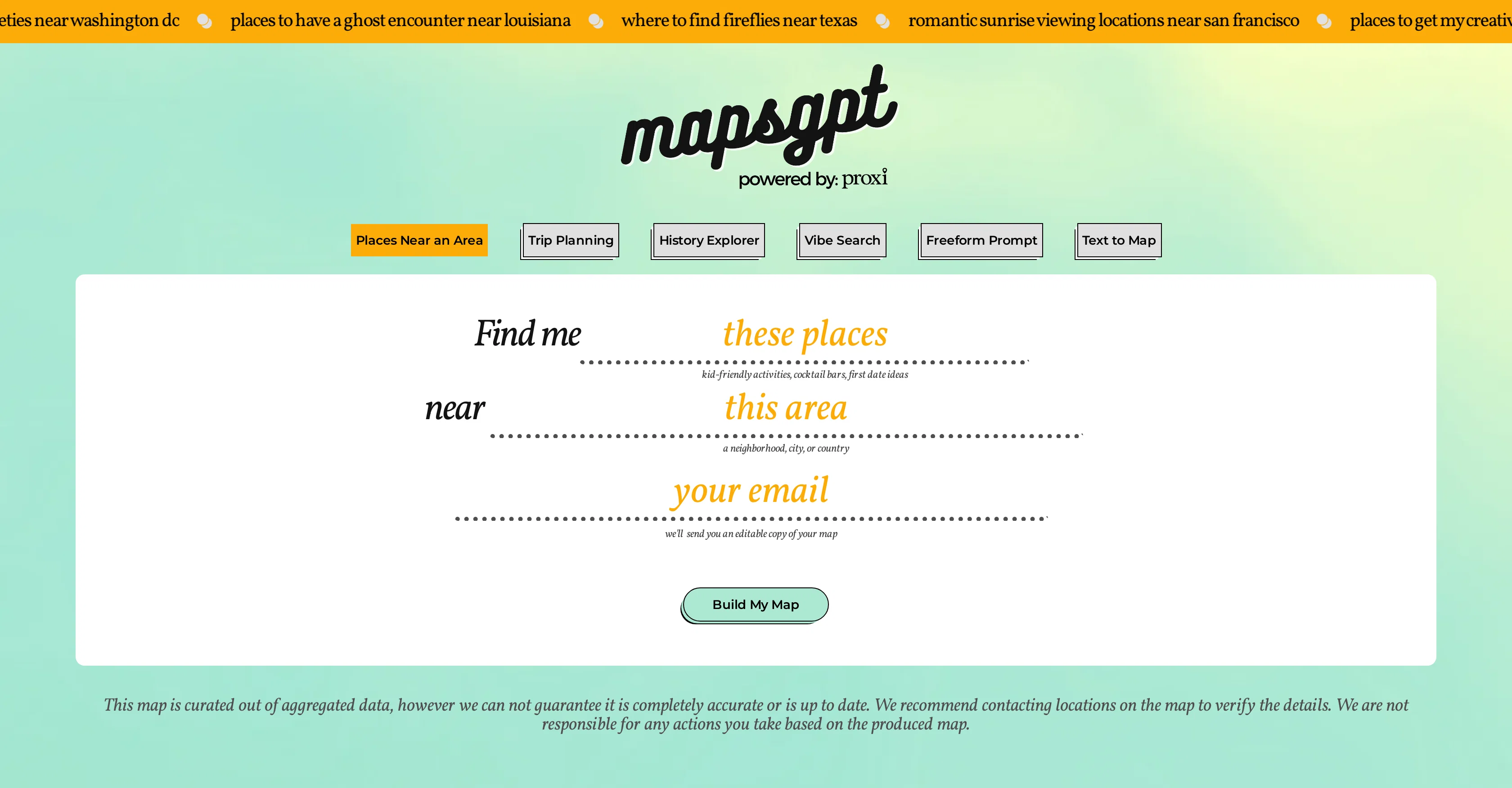 Maps GPT screenshot
