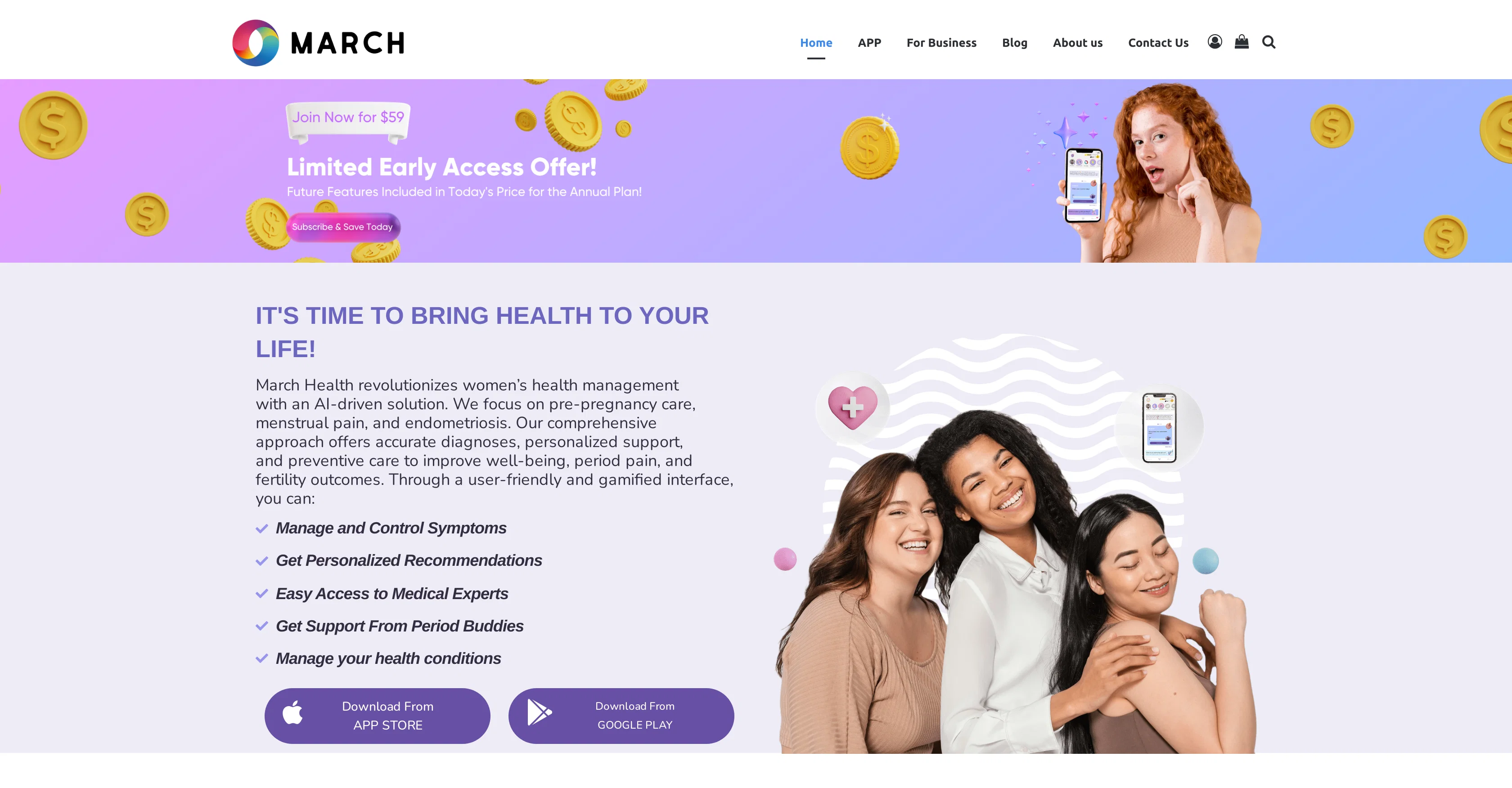 March Health screenshot