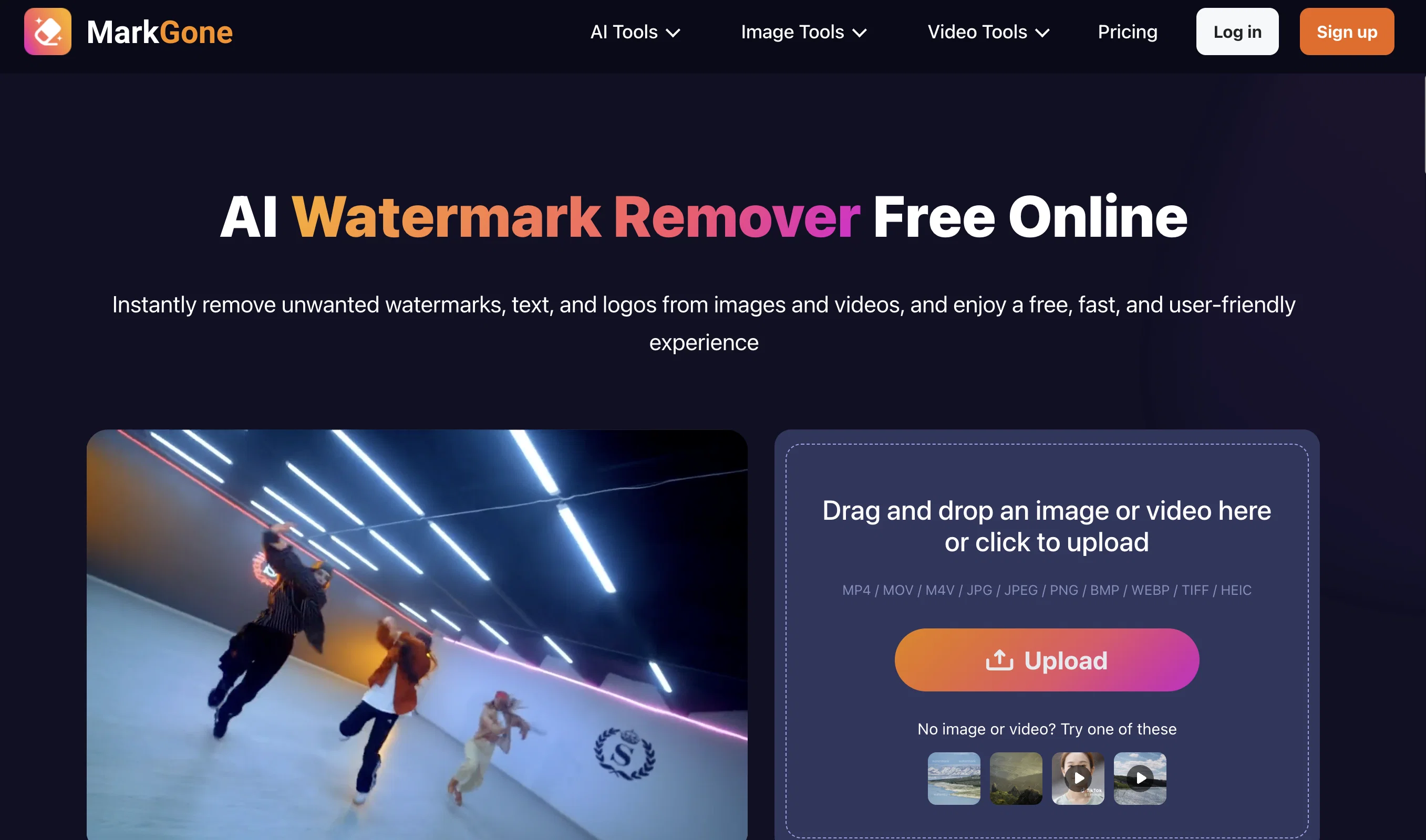 Watermark removal - MarkGone screenshot