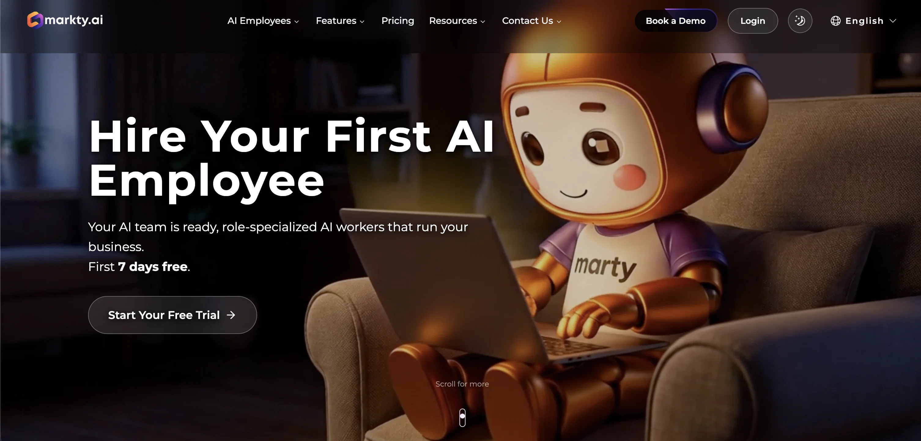 Markty AI screenshot
