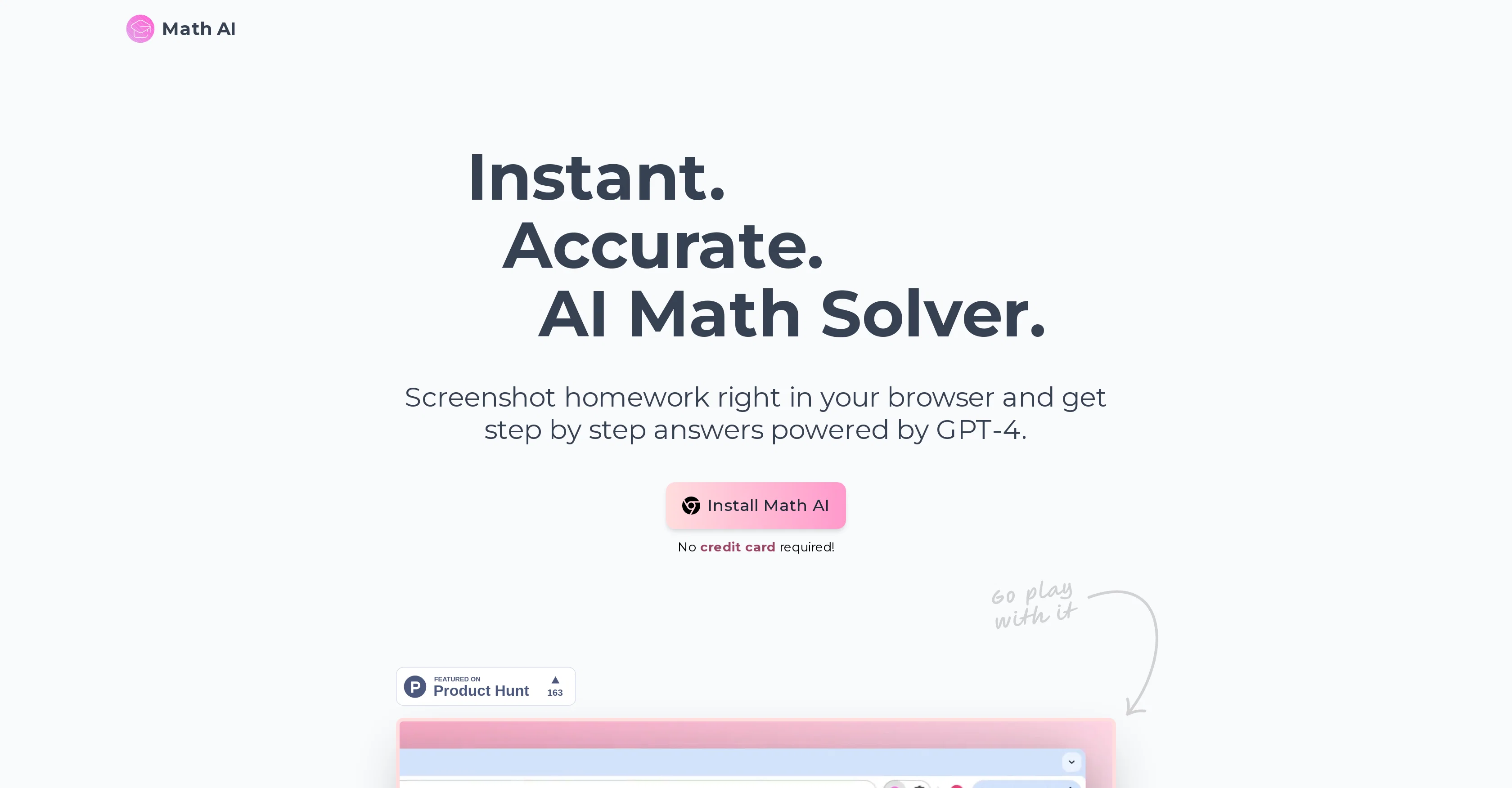 Math AI screenshot