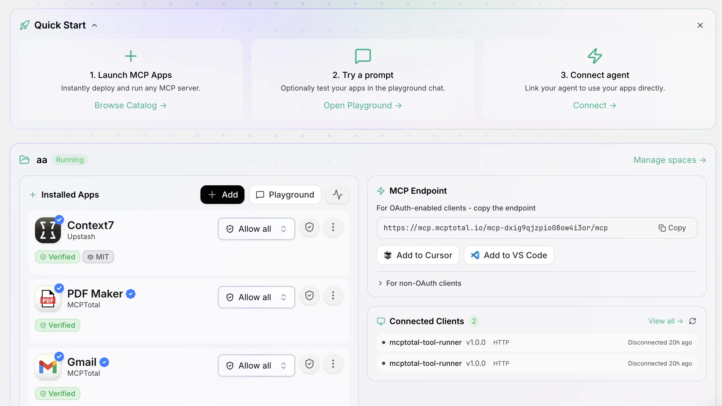 MCPTotal screenshot