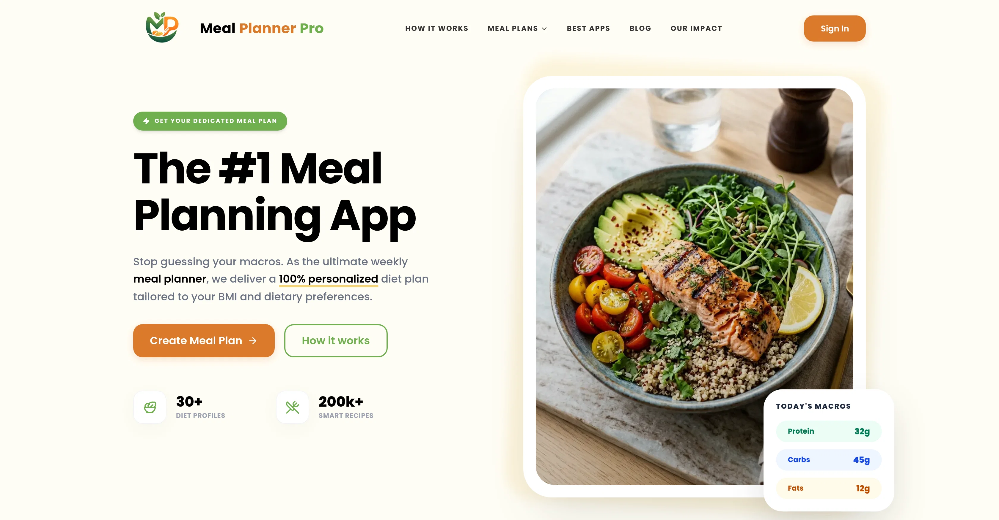 Meal Planner Pro screenshot