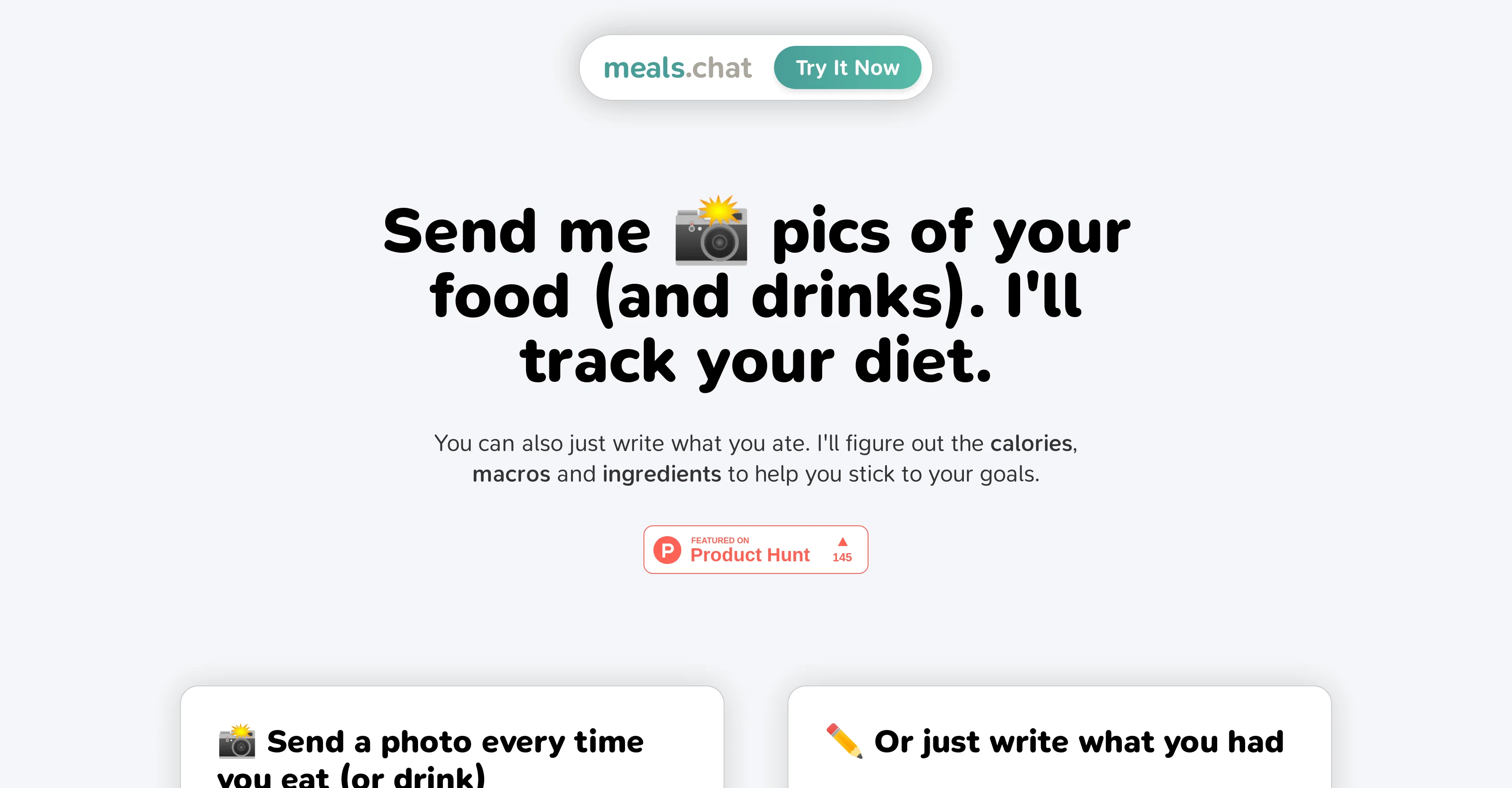 Meals.chat screenshot