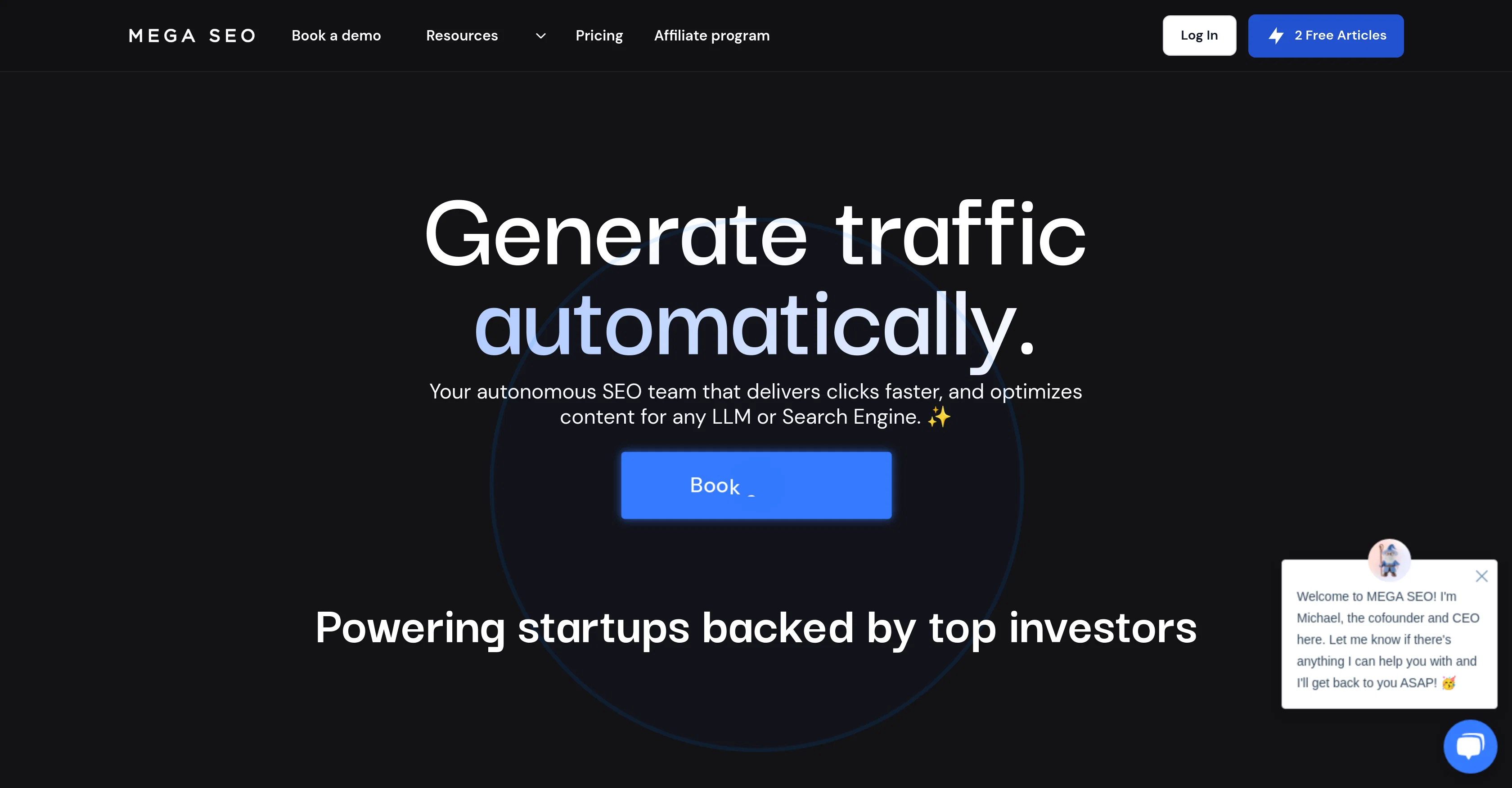 Mega SEO screenshot
