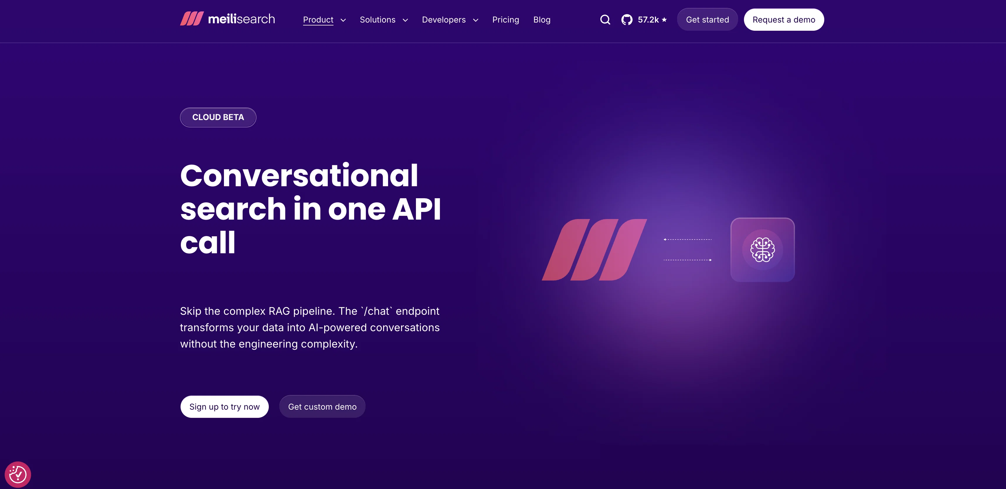 Meilisearch screenshot