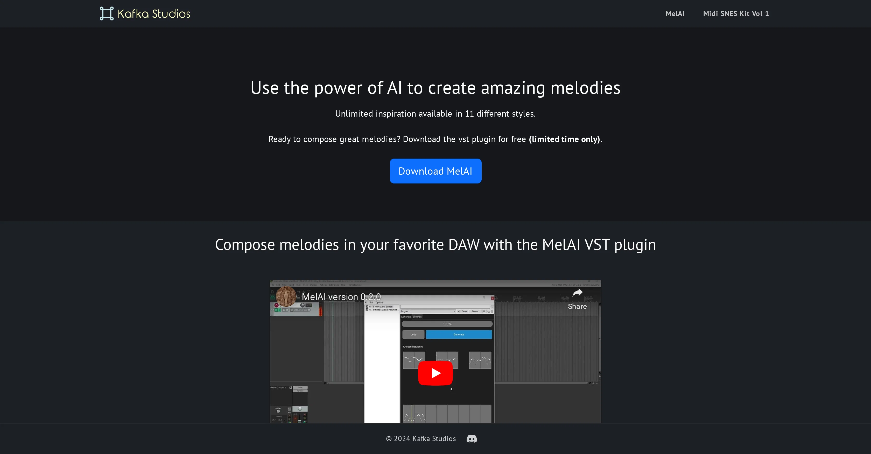MelAI - Kafka Studios screenshot