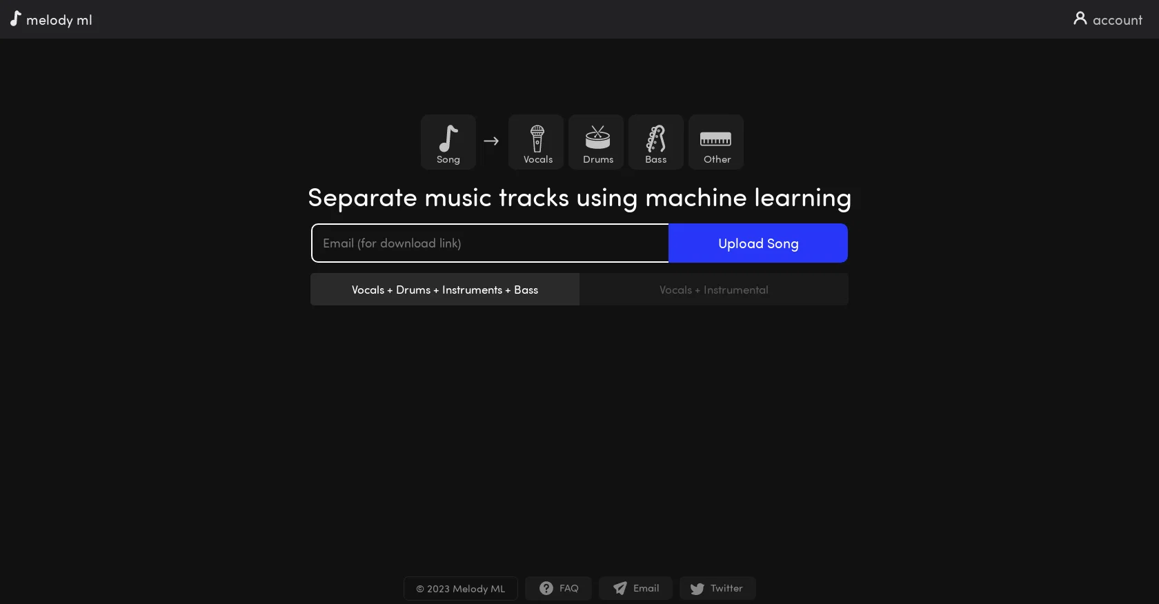 Melody.ml screenshot