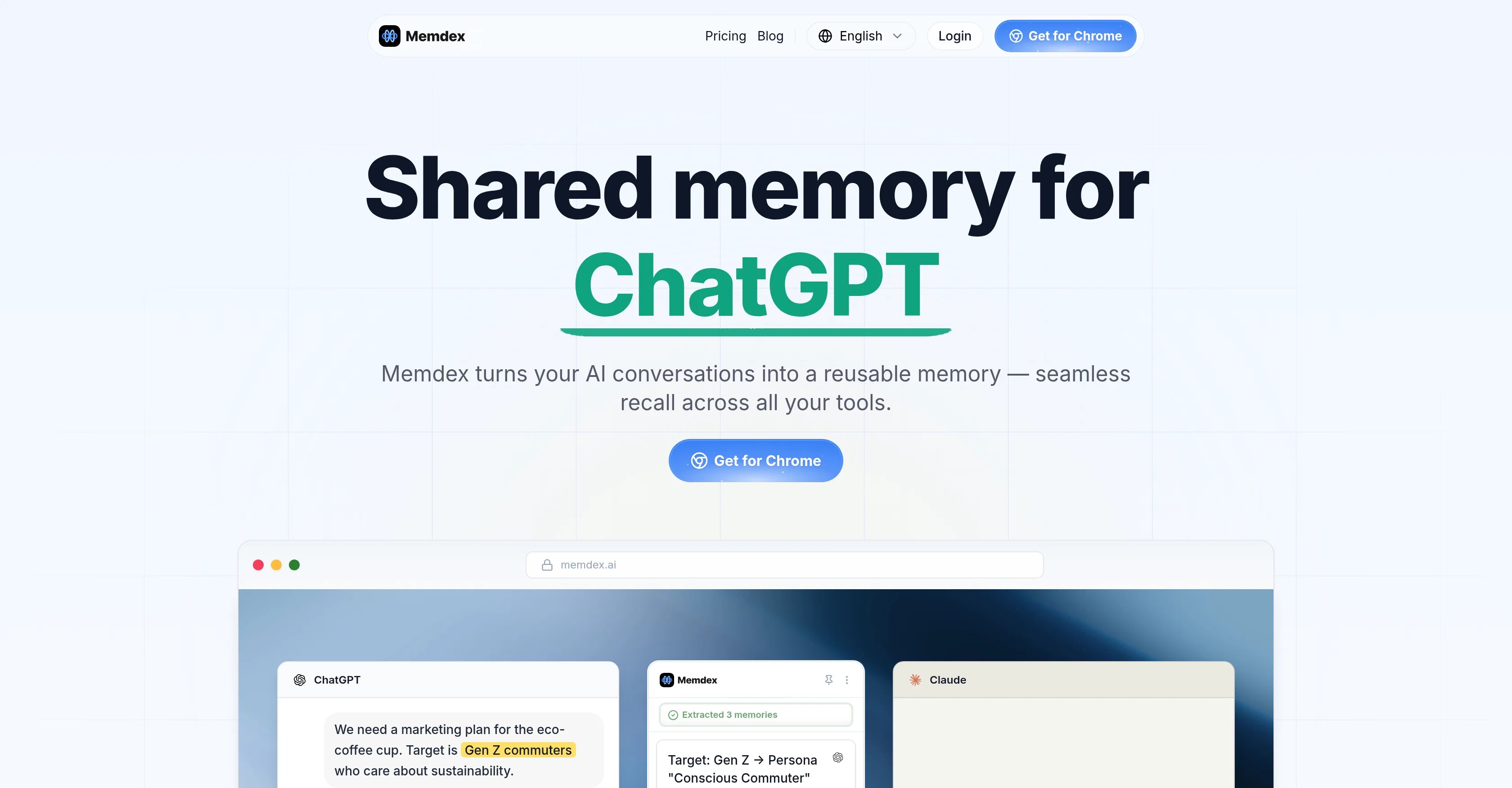 Memdex screenshot