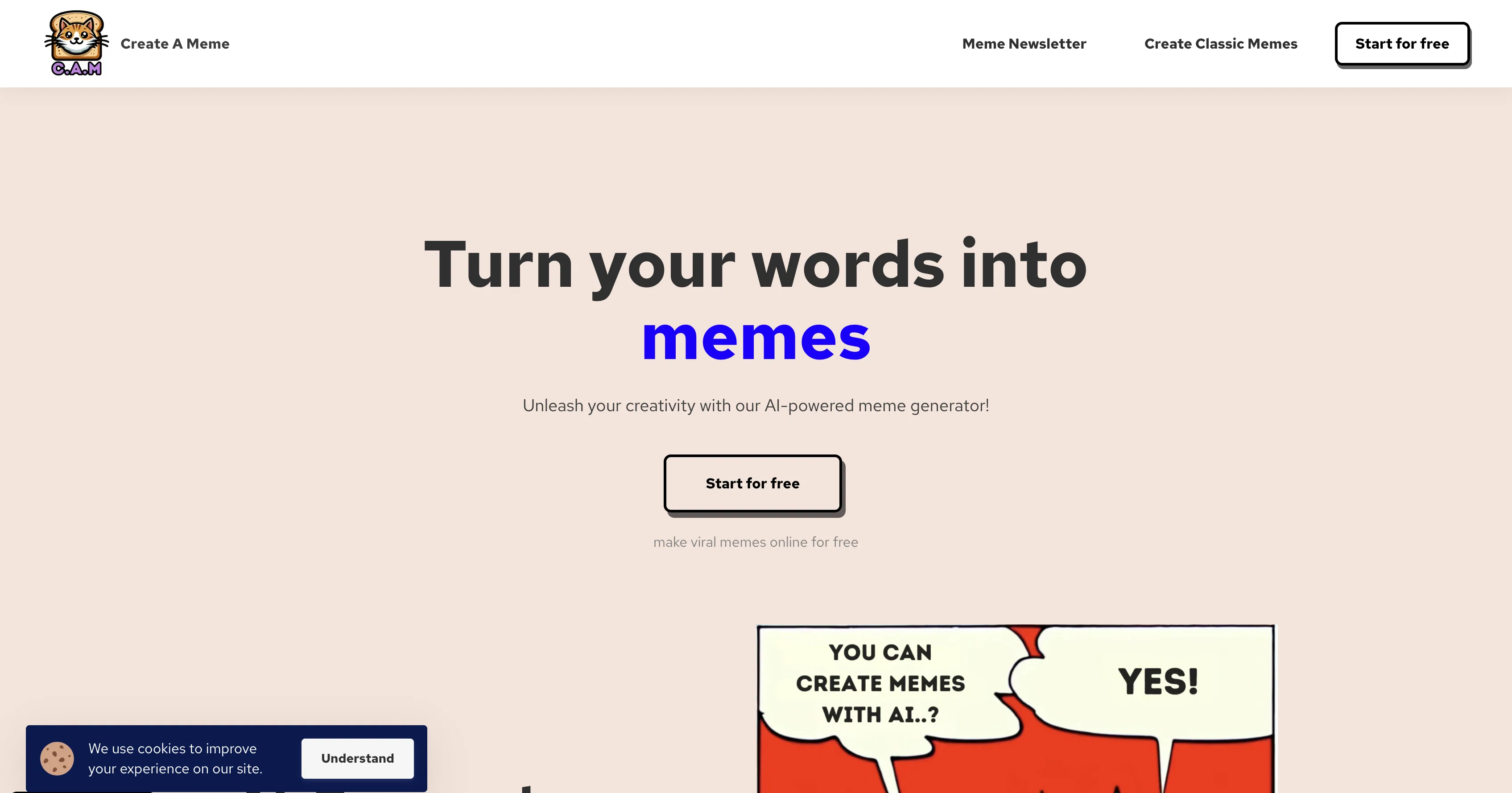 Memecreator screenshot