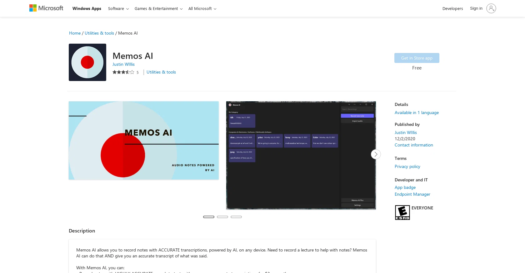 MemosAI screenshot