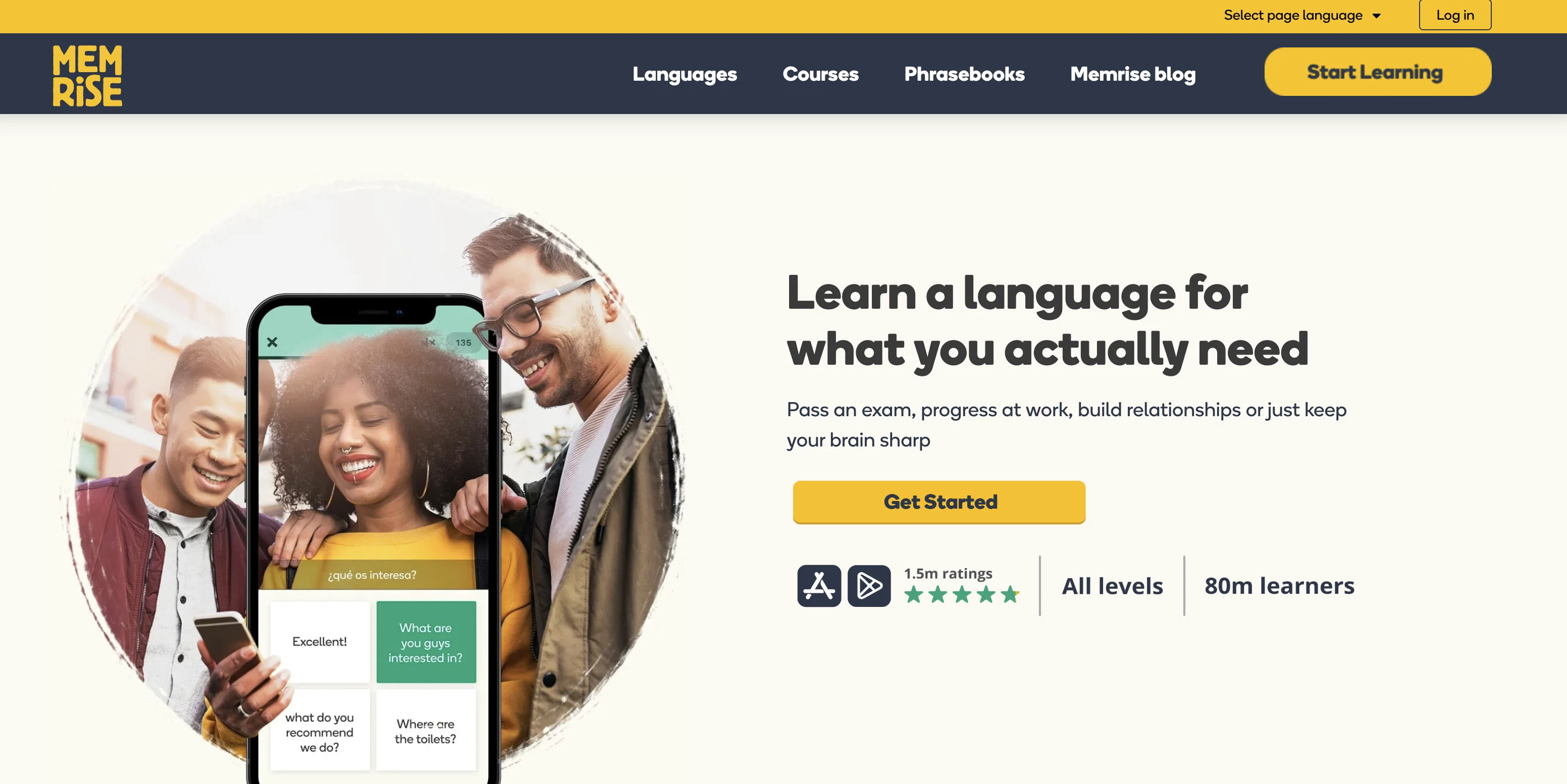 Memrise screenshot