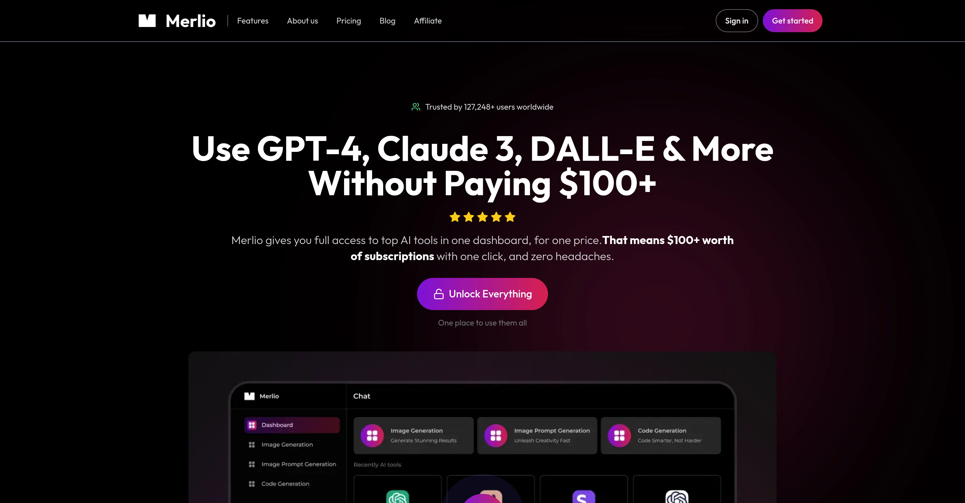 Merlio screenshot
