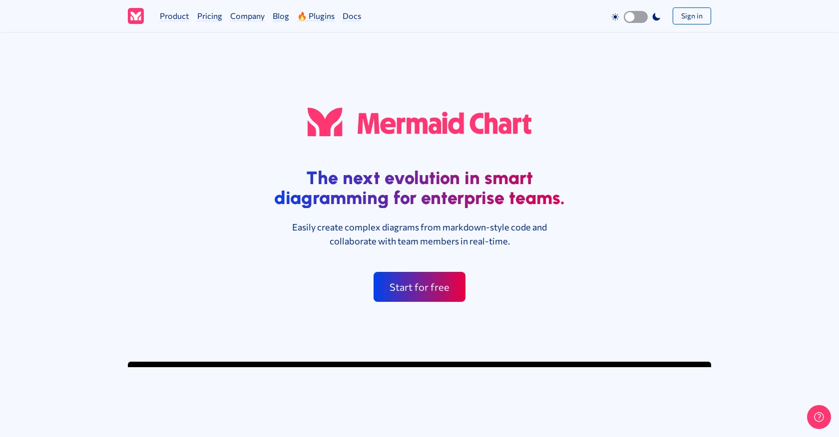 Mermaid Chart screenshot