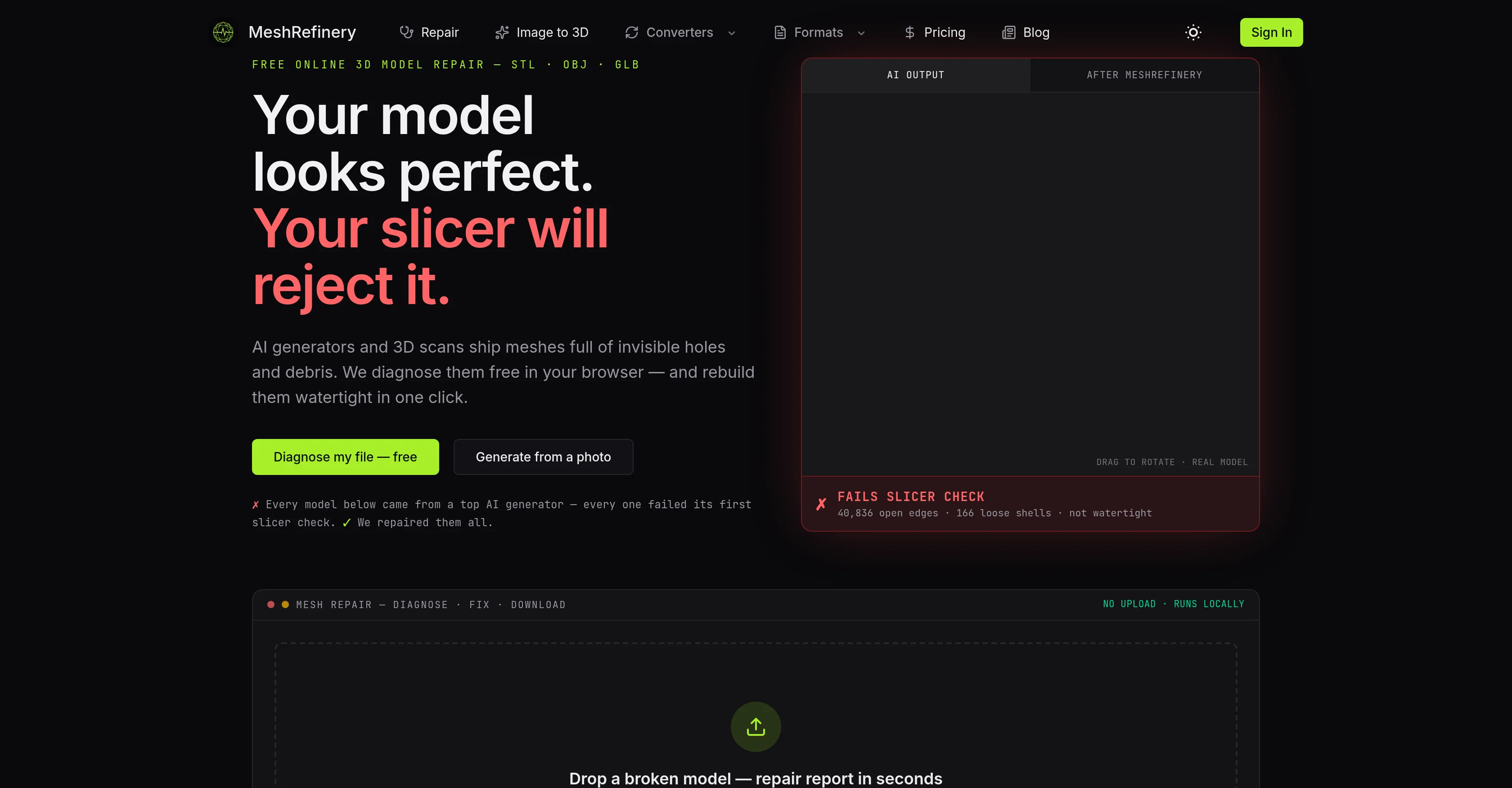 MeshRefinery screenshot