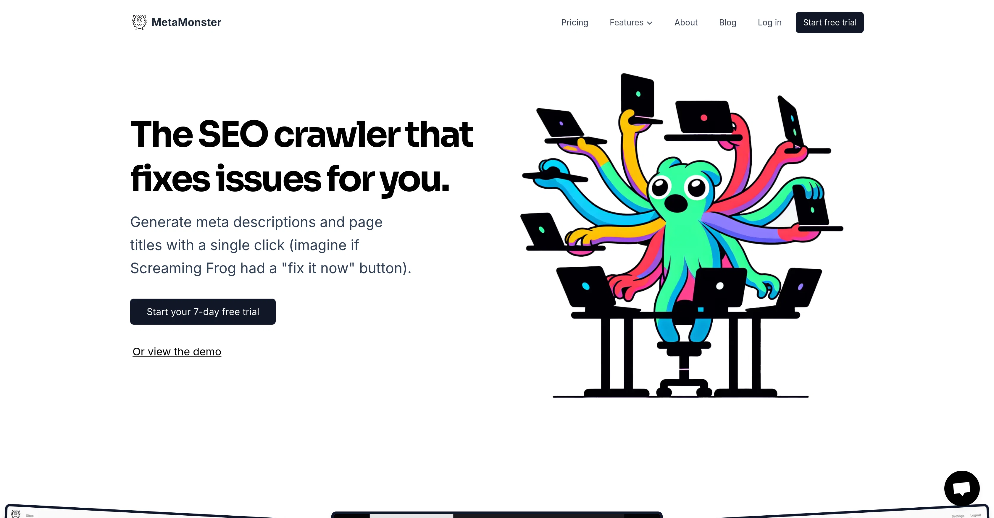 MetaMonster screenshot