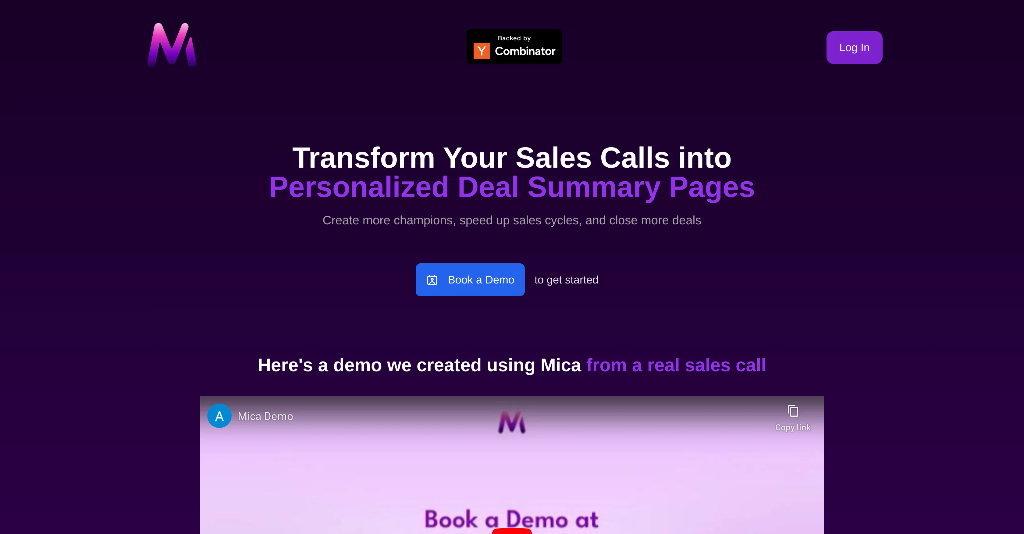 Mica AI screenshot