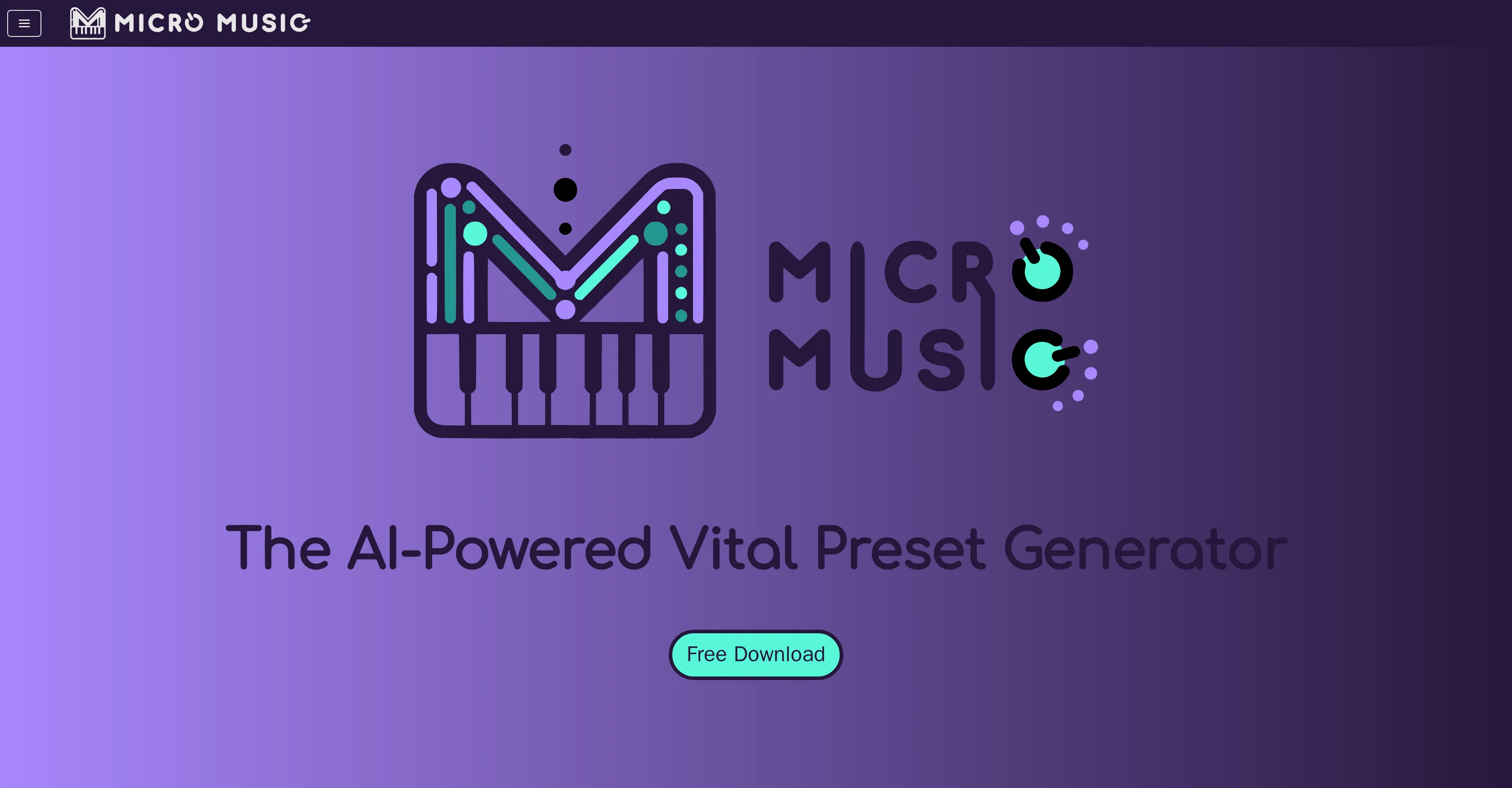 MicroMusic screenshot