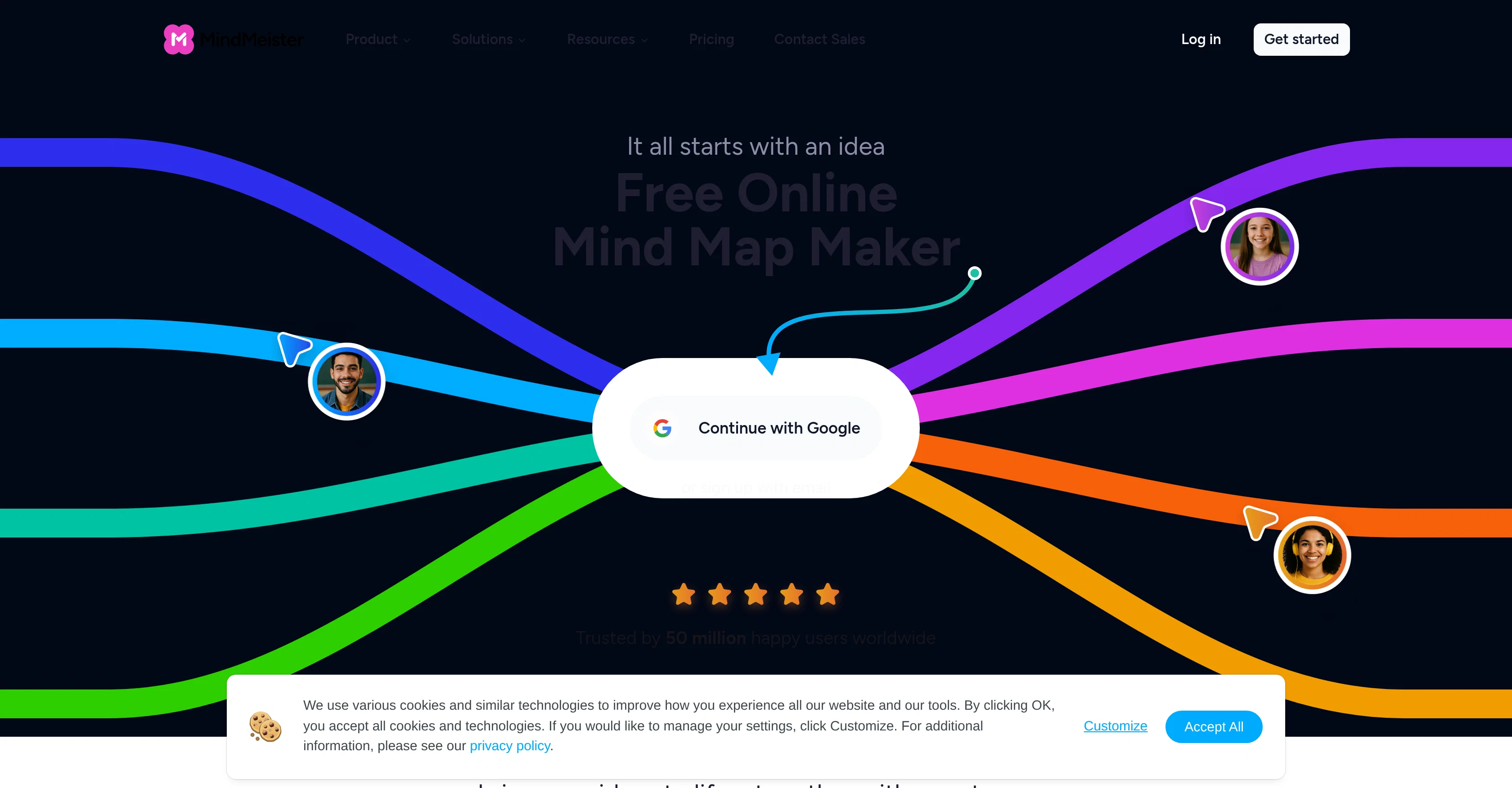 MindMeister screenshot